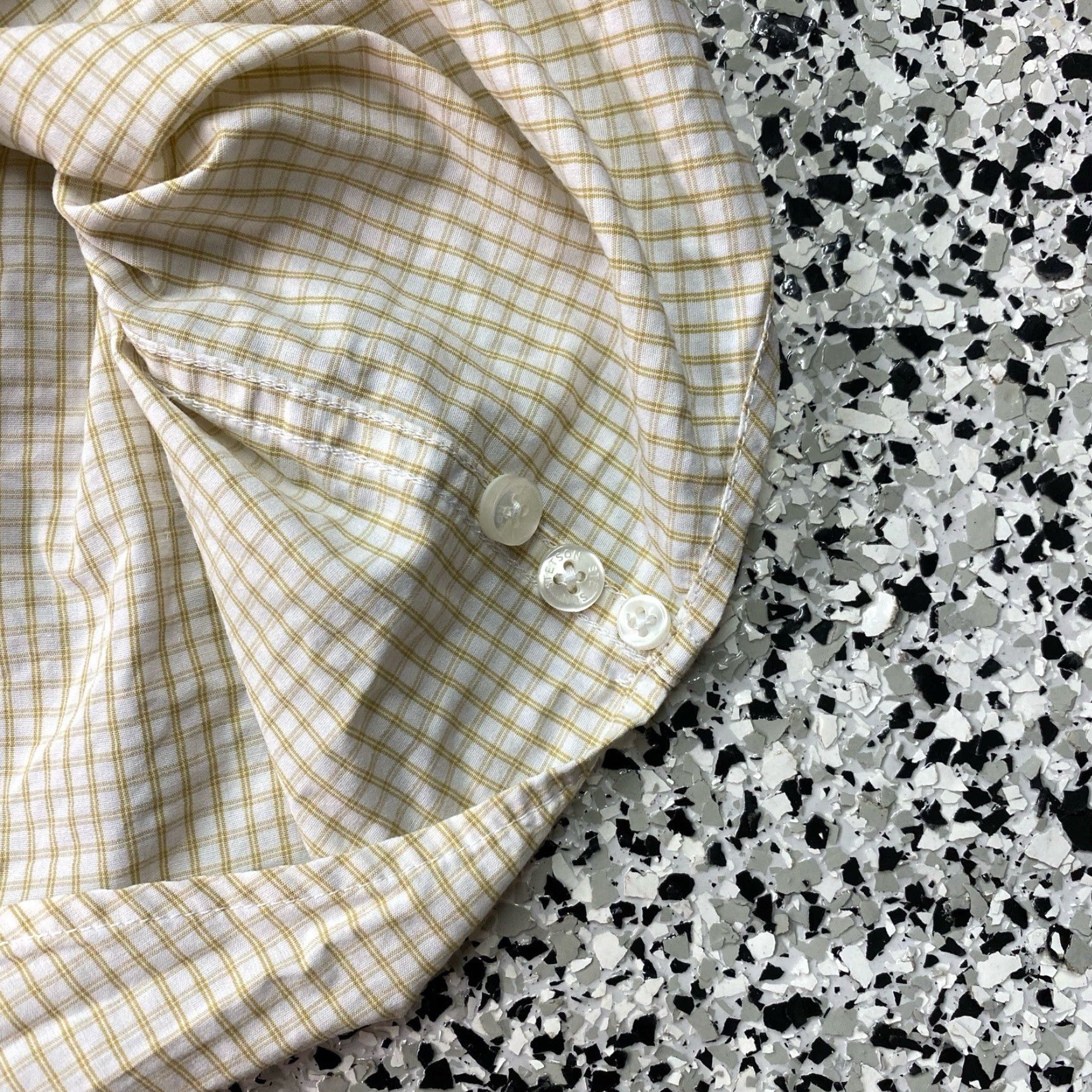 Stetson Stetson Shirt Mens XL Yellow Check Western Pearl Snap Long Sleeve Shirt Size US XL / EU 56 / 4 - 5 Thumbnail