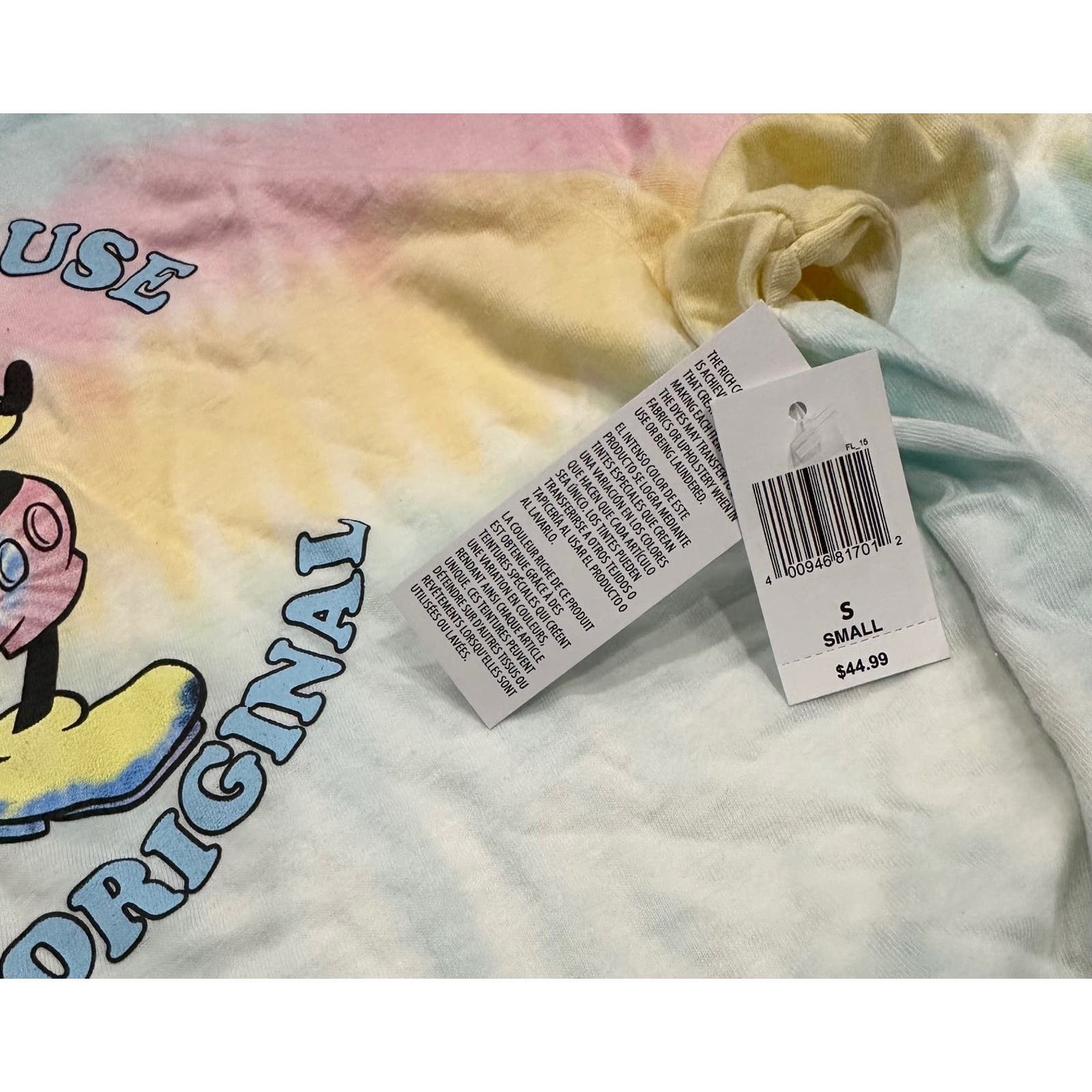 Disney Disney Theme Park Mickey Mouse Tie Dye Hoodie Shirt Size US M / EU 48-50 / 2 - 4 Thumbnail