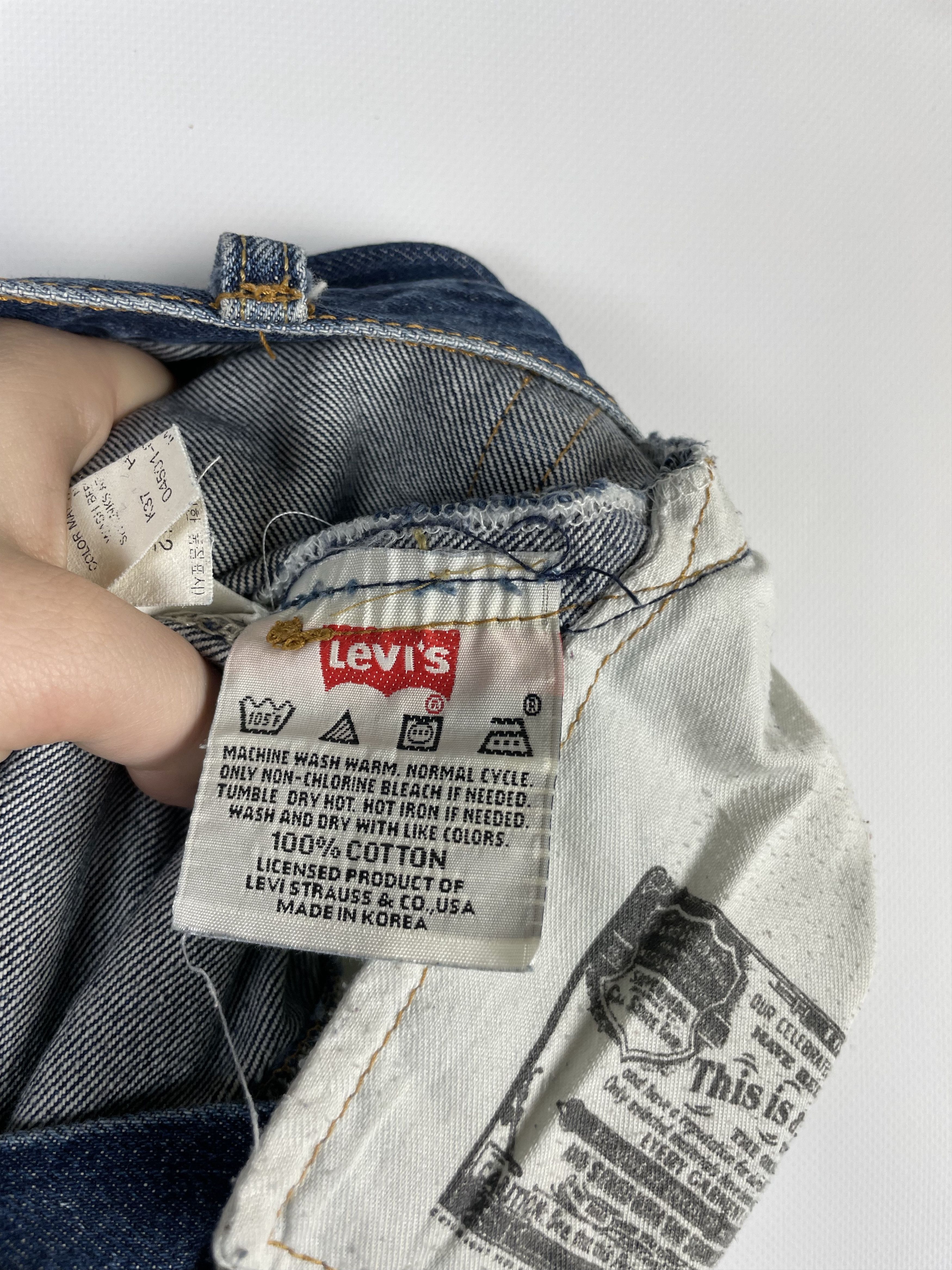Levi's Vintage 90s Levi's Pants Denim Jeans Size US 38 / EU 54 - 10 Thumbnail