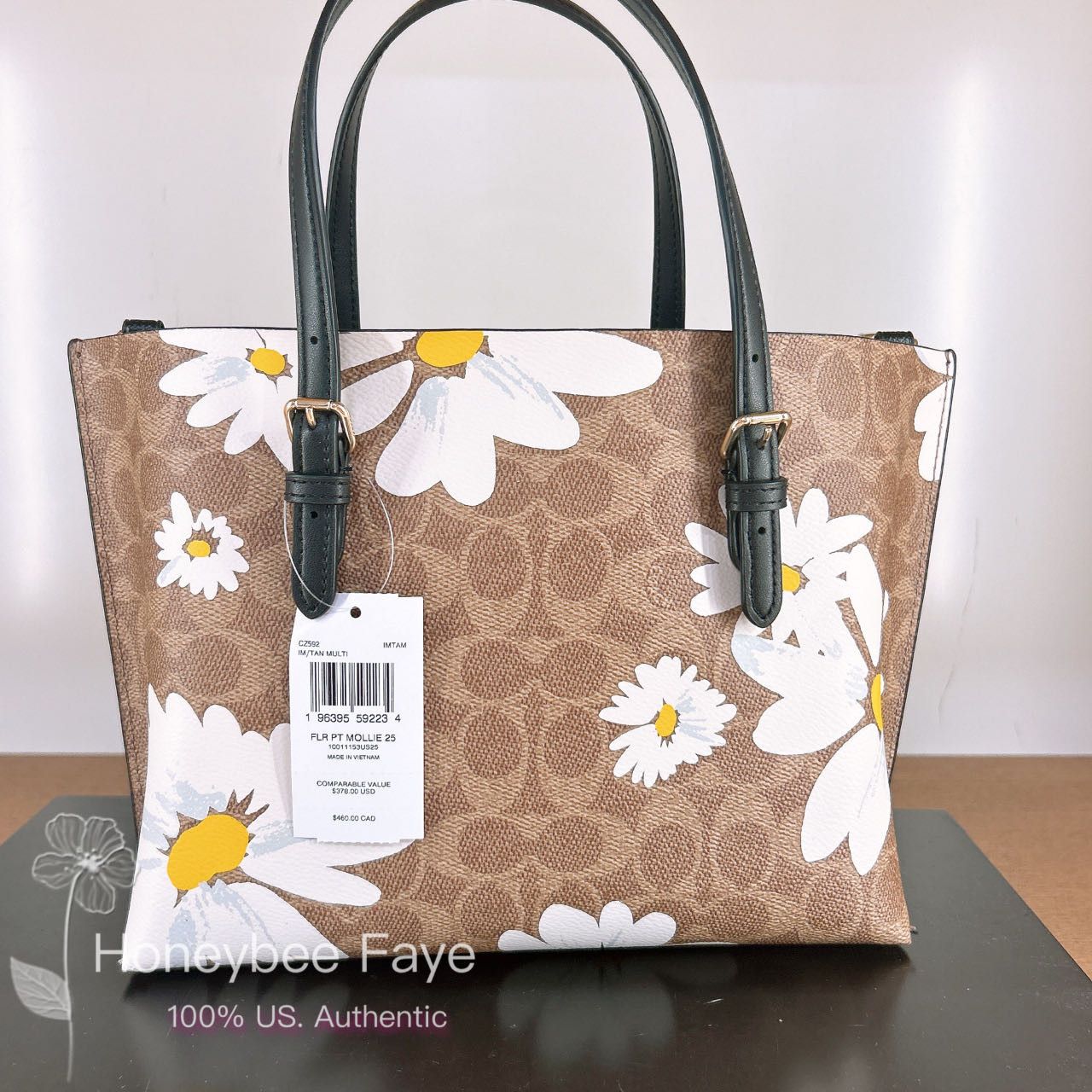 Coach Mollie Tote Bag 25 In Signature Canvas With Floral Print Size ONE SIZE - 2 Thumbnail