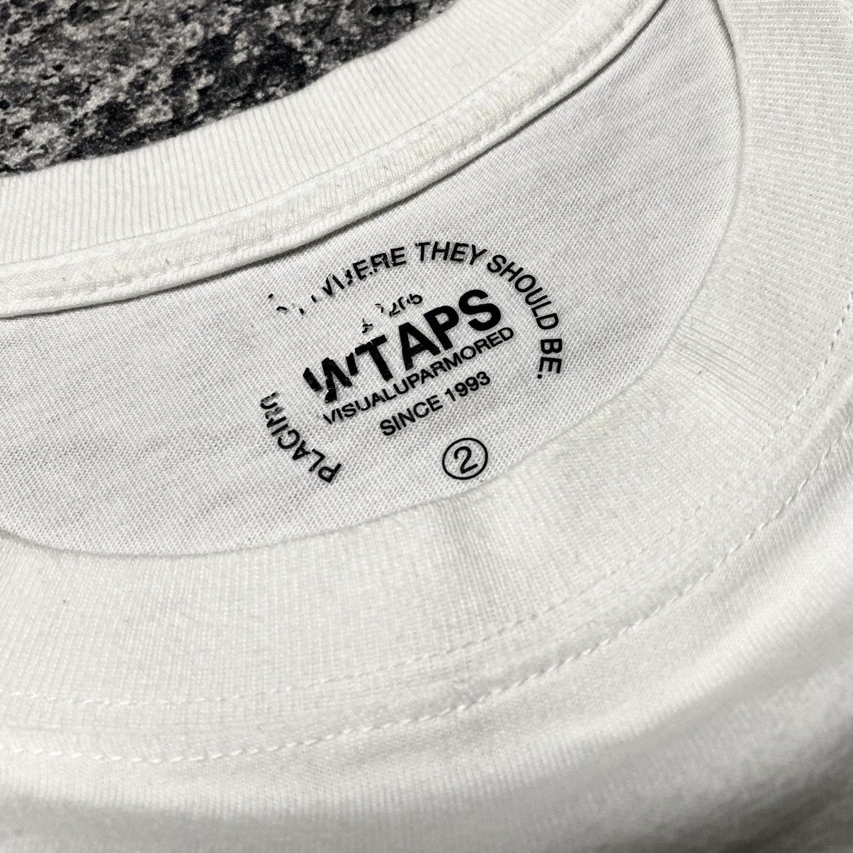 Japanese Brand × Wtaps 🔥WTAPS Rare White Tee. Size US M / EU 48-50 / 2 - 6 Thumbnail