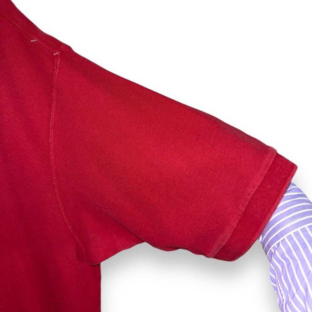 Polo Ralph Lauren 90s Chaps Ralph Lauren Ralph Red Pique Polo Shirt Size 2XLT Size US XXL / EU 58 / 5 - 6 Thumbnail