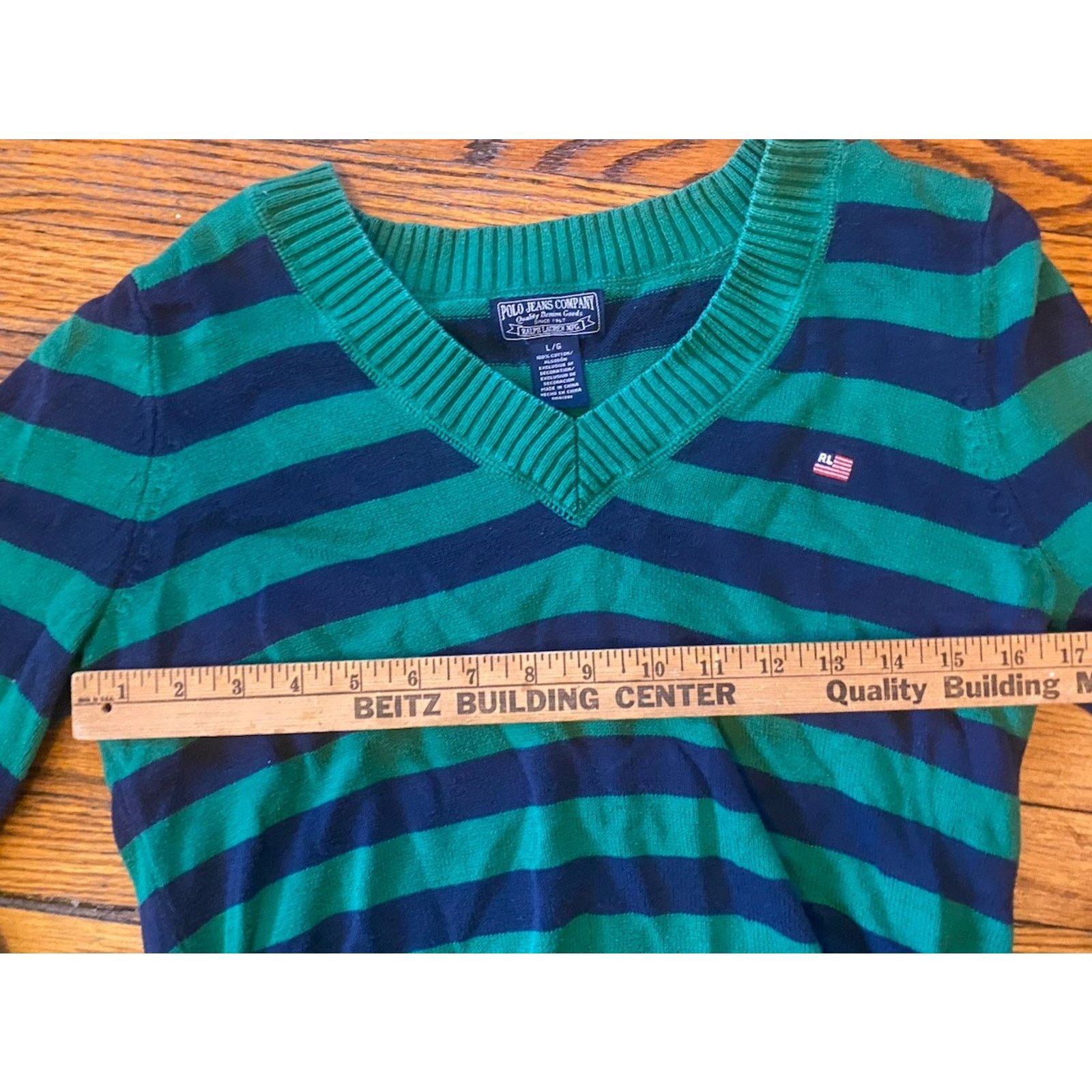 Ralph Lauren Ralph Lauren Polo Jeans Company V Neck Sweater Women’s L Size L / US 10 / IT 46 - 4 Thumbnail