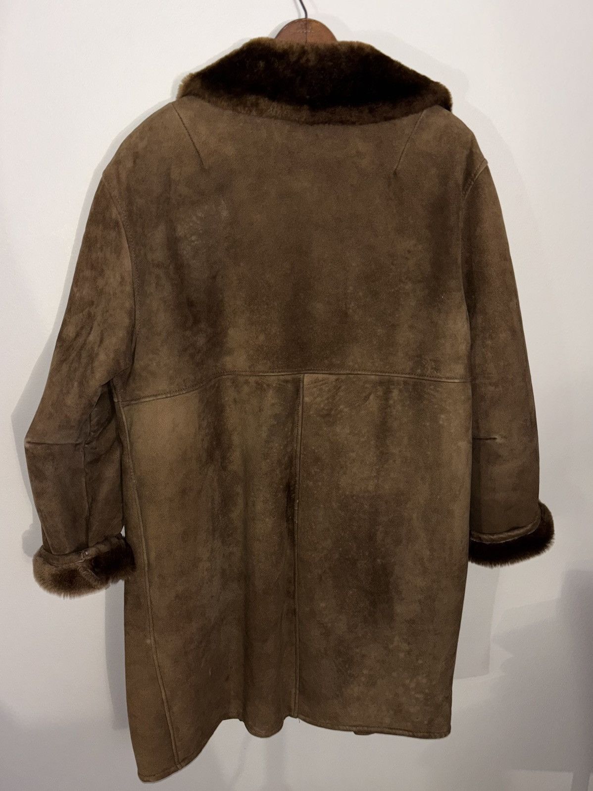 Vintage Vintage Suede Trench coat Faux Fur lined Size US L / EU 52-54 / 3 - 2 Thumbnail