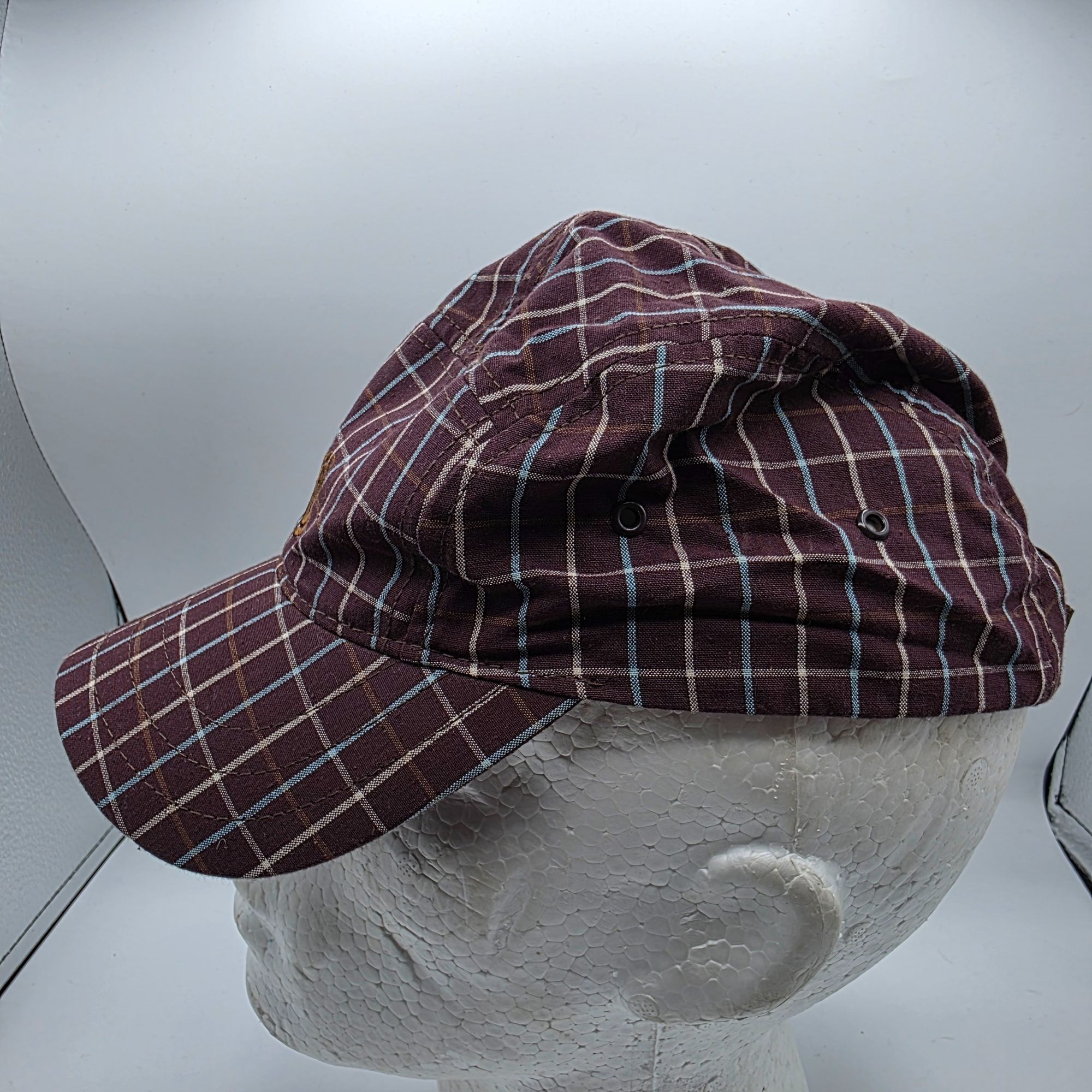 Element Element Crowns Plaid Adjustable Unisex Hat Brown Check Patte Size ONE SIZE - 2 Thumbnail