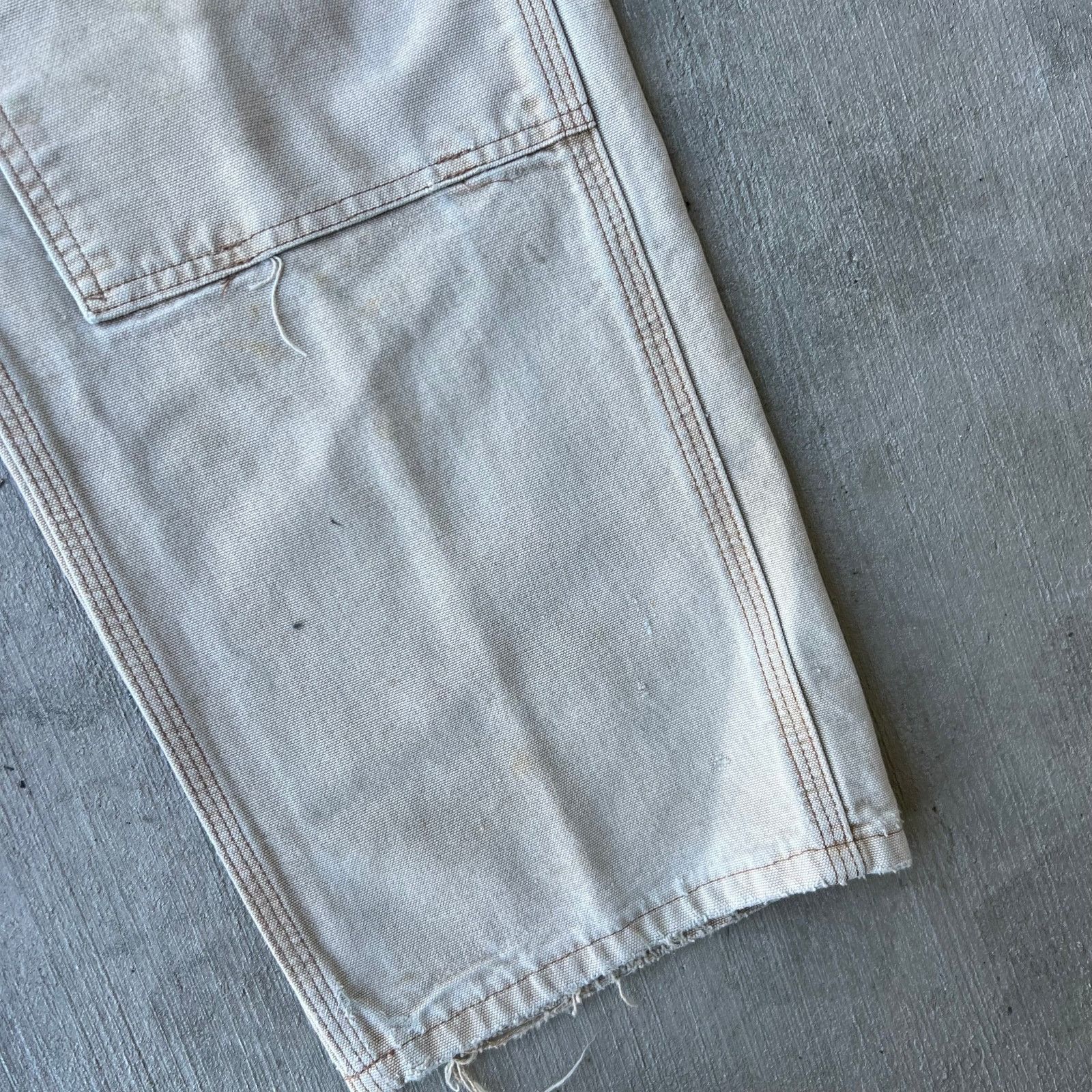 Carhartt × Vintage Carhartt faded brown double knee work wear carpenter pants Size US 31 - 9 Thumbnail