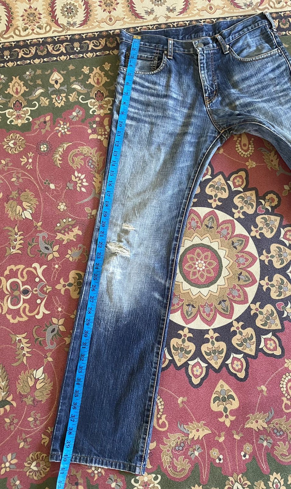 ABAHOUSE Japanese Brand Abahouse Distressed Denim Size US 31 - 15 Thumbnail