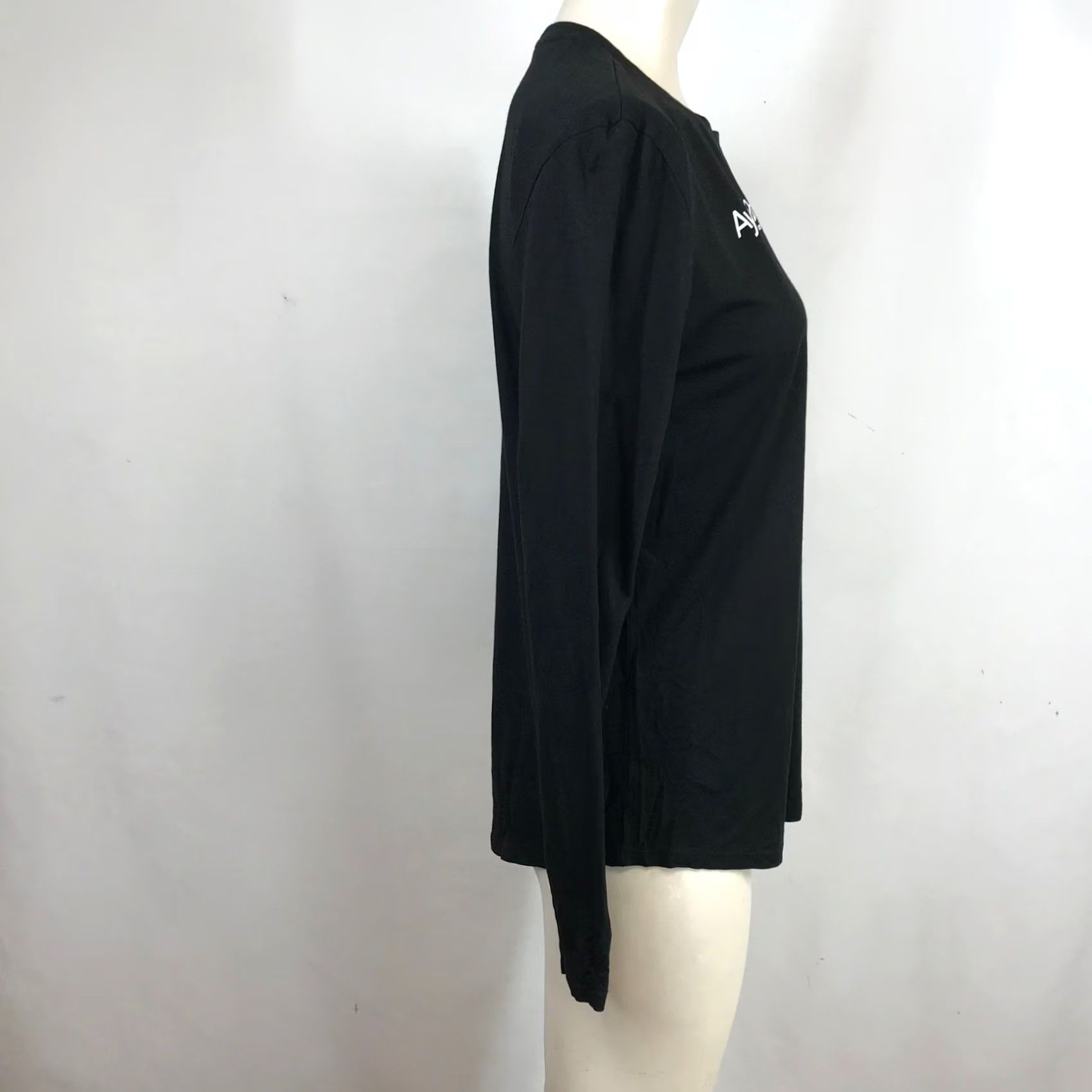 Logo 7 FIGS Shirt Mens S Black Super Soft Long Sleeve Underscrub Aya Healthcare Logo Size US S / EU 44-46 / 1 - 4 Thumbnail