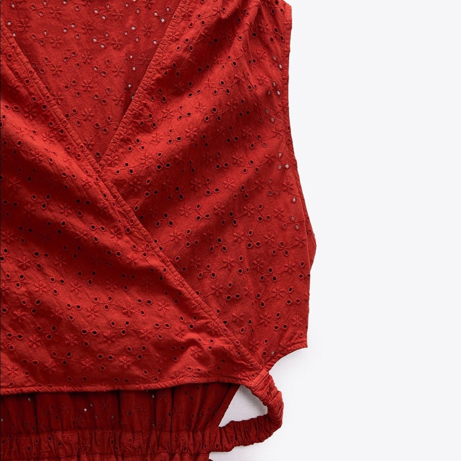 Zara ZARA BLOGGER FAVORITE OPENWORK EMBROIDERED DRESS Size S / US 4 / IT 40 - 13 Thumbnail