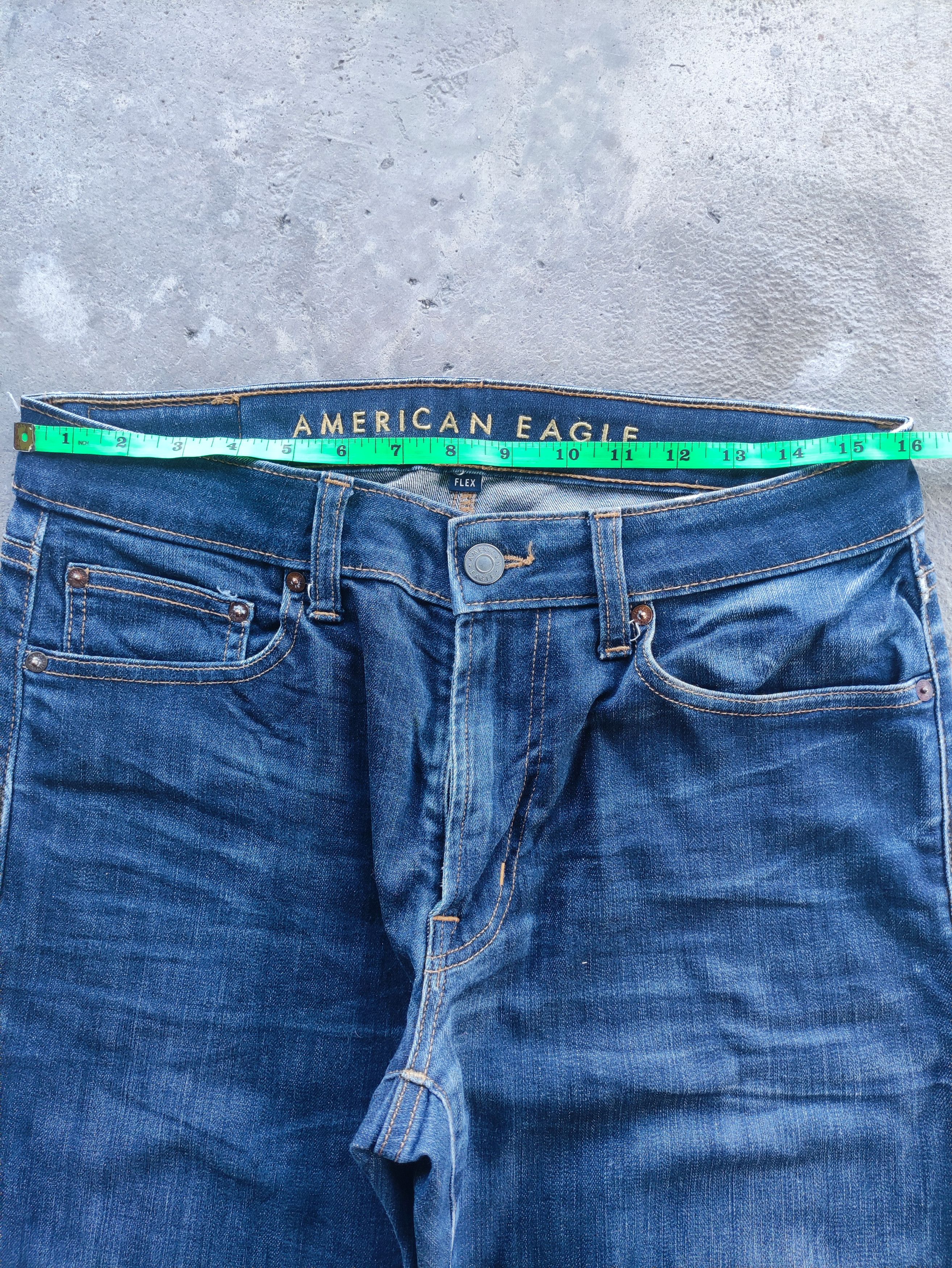 American Eagle Outfitters Vintage American Eagle Distress Denim Faded Pants Size US 33 - 6 Thumbnail