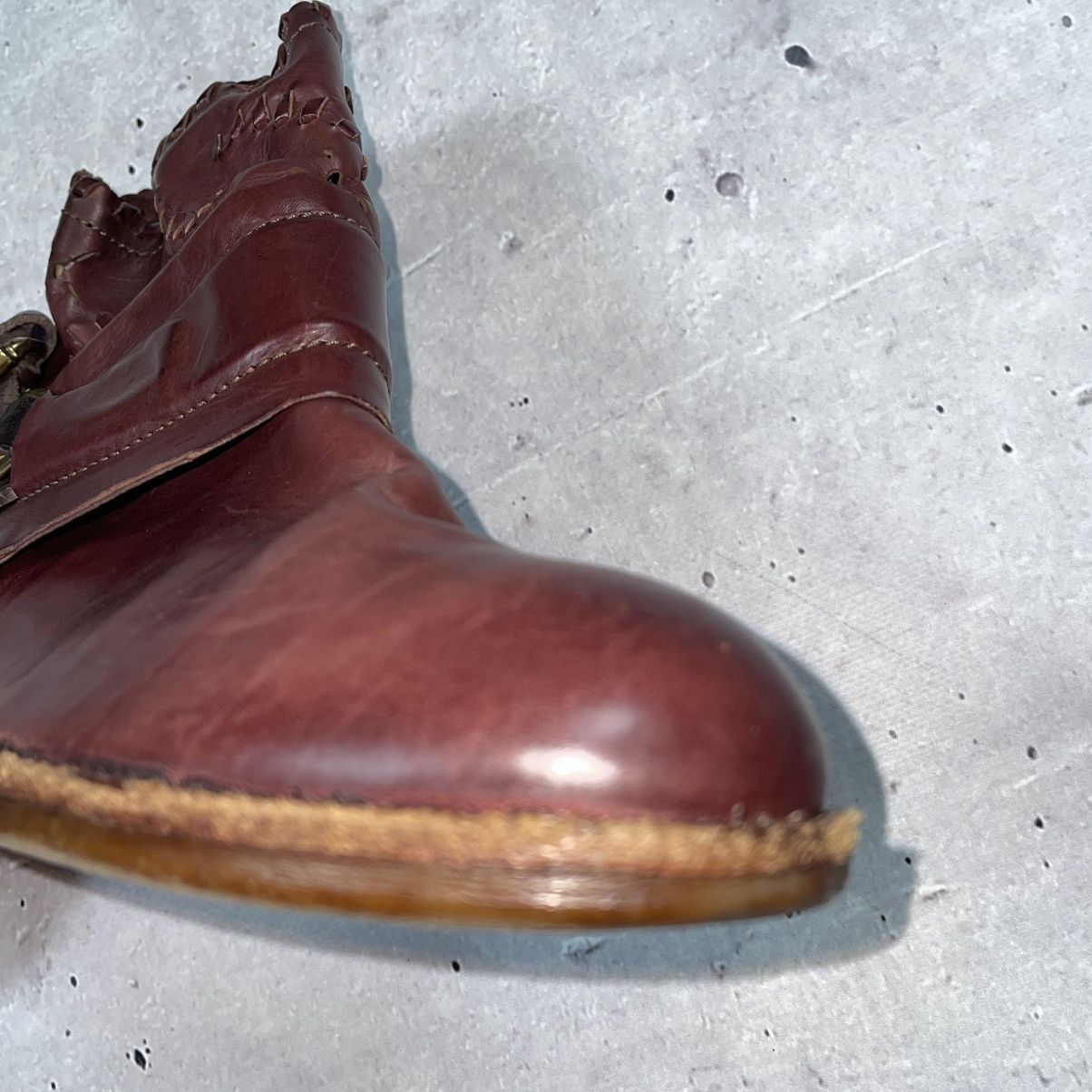 A.S.98 × If Six Was Nine × Japanese Brand 90s Vintage Leather Cowboy Leather Boots A.s. 98 shoes Size US 7 / IT 37 - 11 Thumbnail