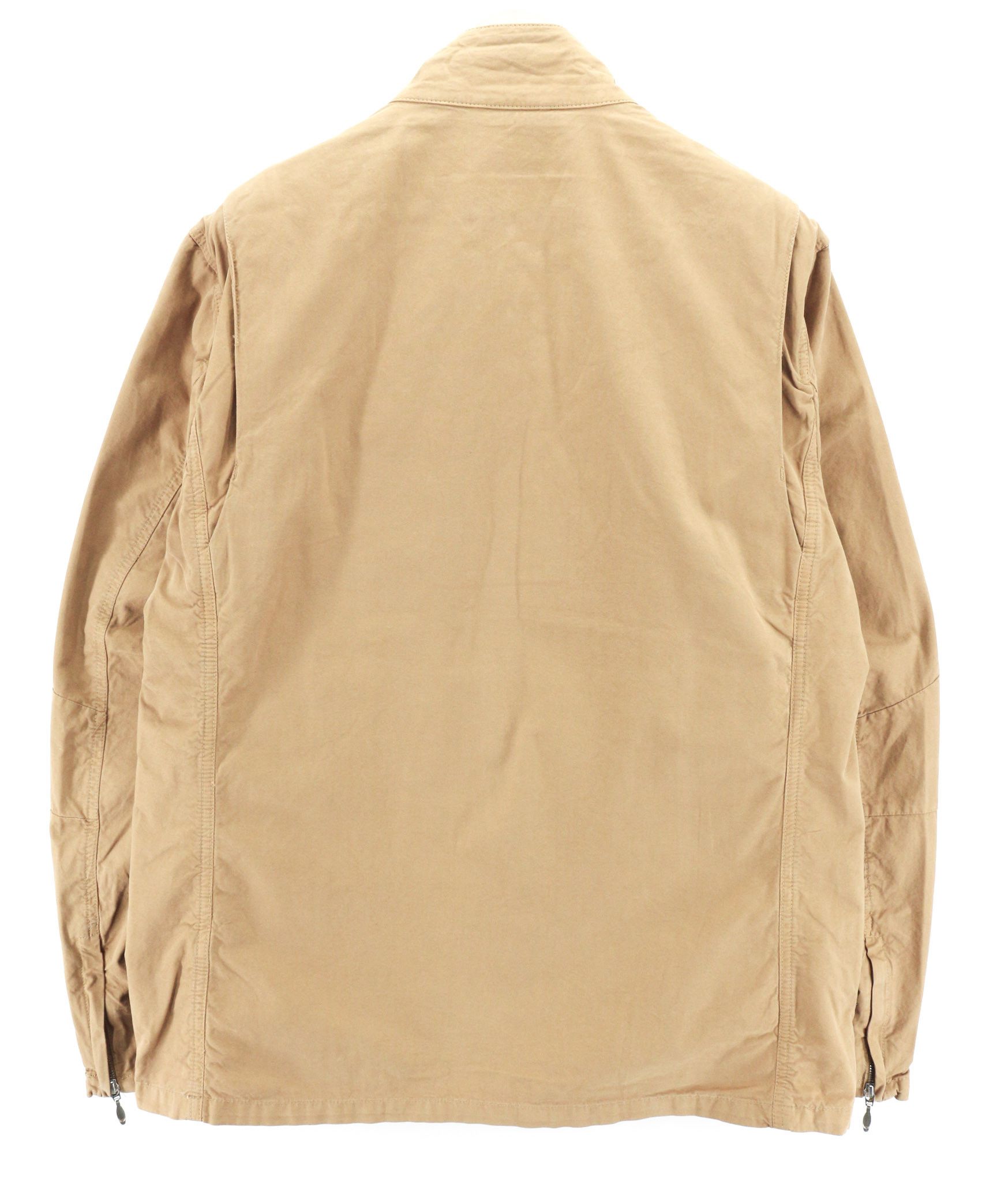 Nudie Jeans MICK XL Brown Patch Zipper Unlined Logo Jacket 80737 Size US XL / EU 56 / 4 - 2 Thumbnail
