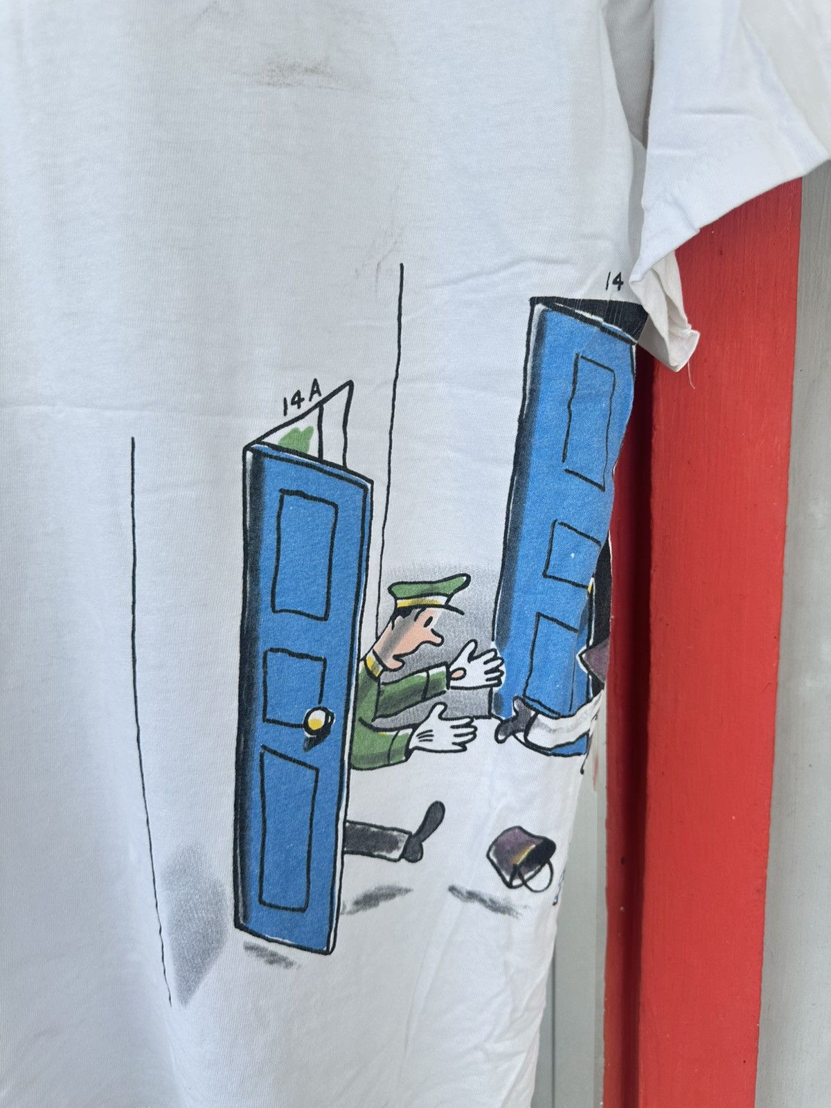 Vintage Vintage 90s Curious George Tee Size US L / EU 52-54 / 3 - 5 Thumbnail