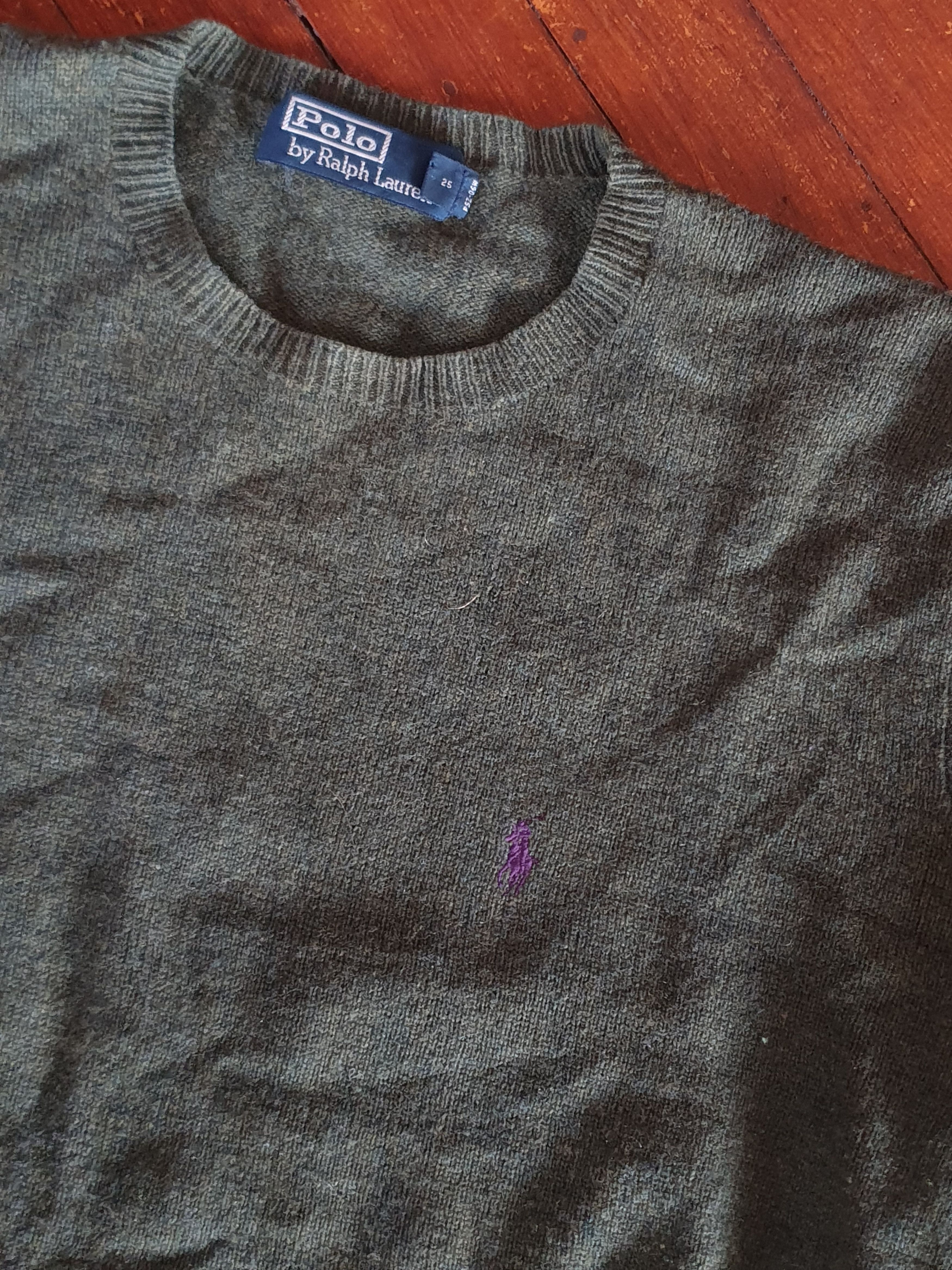 Polo Ralph Lauren Polo Ralph Lauren Lambswool Sweater Crew Neck sz L Size US L / EU 52-54 / 3 - 8 Thumbnail