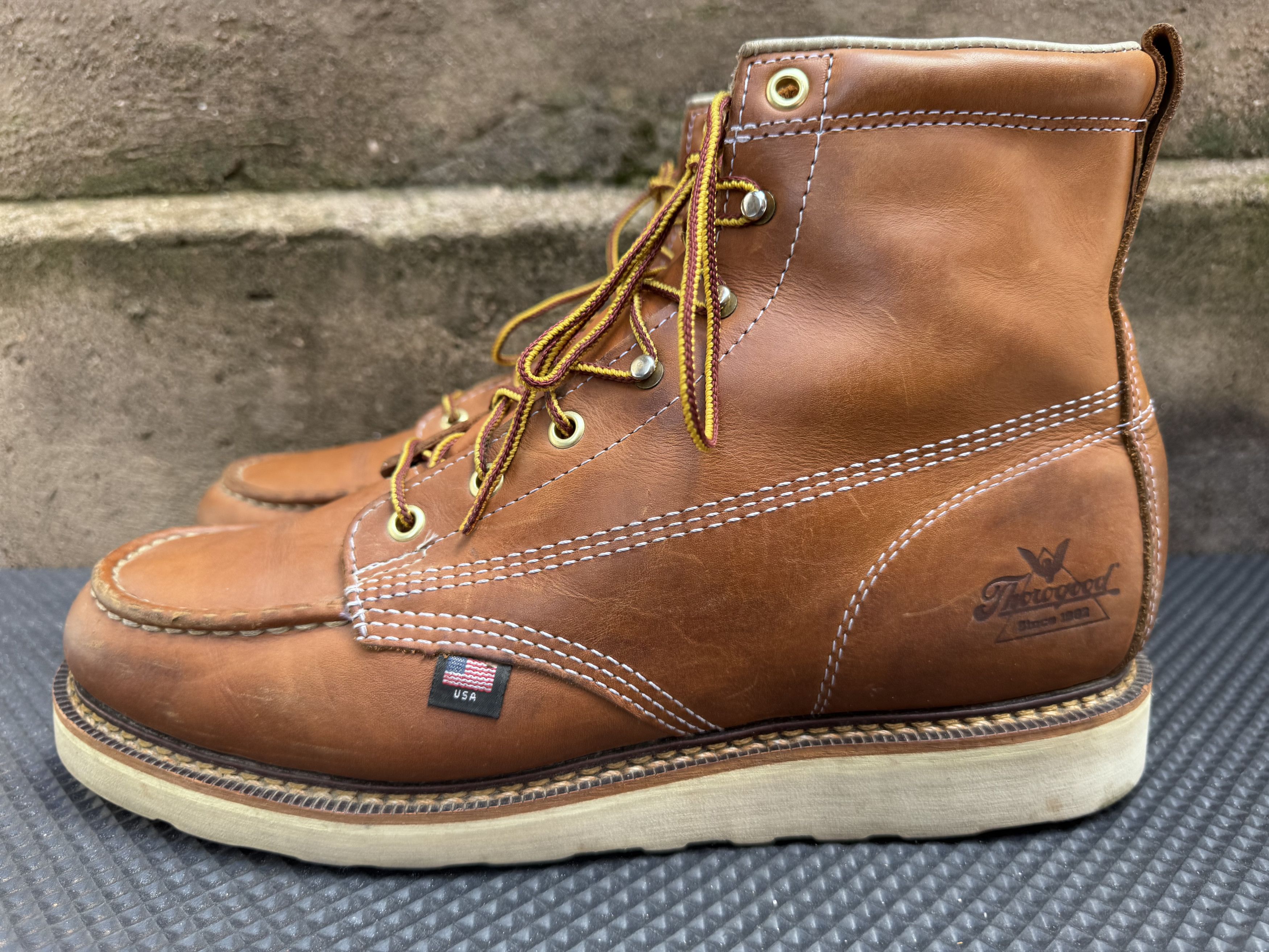 Thorogood Thorogood 804-4200 American Heritage 6” Work Boots Size US 11 / EU 44 - 4 Thumbnail