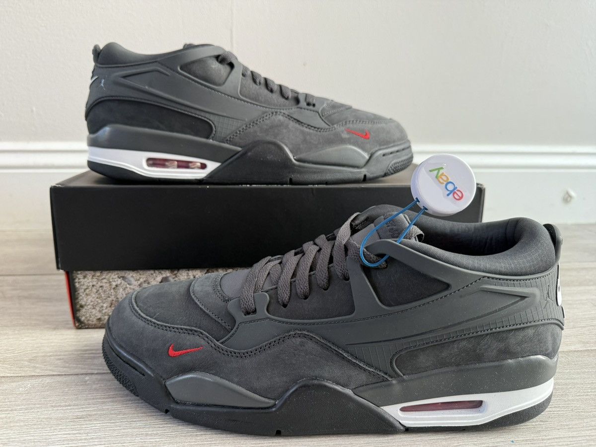 Jordan Brand Nigel Sylvester Jordan 4 RM Driveway Grey Anthracite Red 12 Size US 12 / EU 45 - 1 Thumbnail