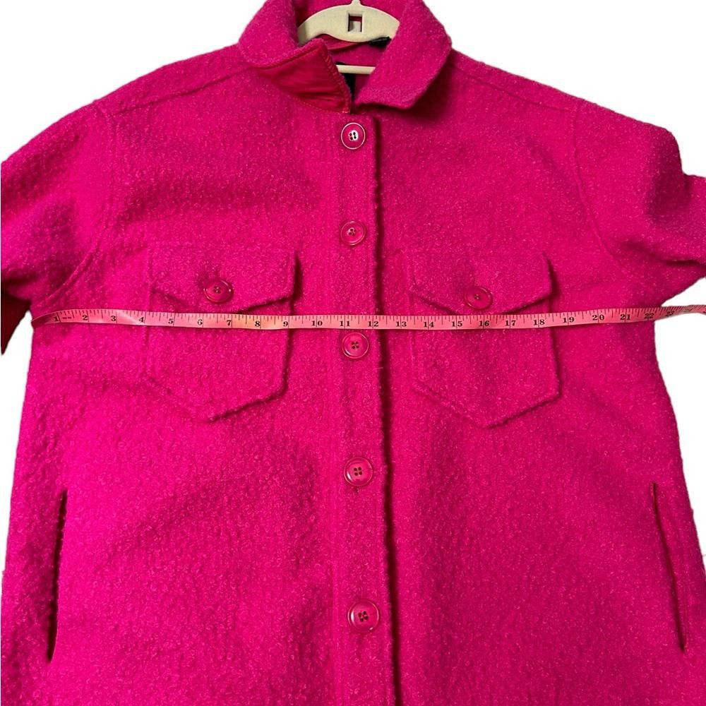 Designer Anthropologie l RD Style Unlined Flash Pink Shacket Medium Size M / US 6-8 / IT 42-44 - 9 Thumbnail