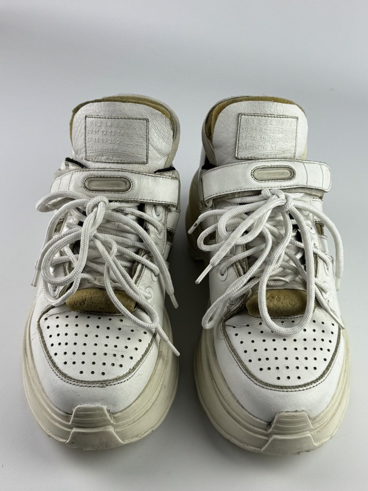 Maison Margiela Maison Margiela Low Top Retro Fit Platform Leather Sneakers Size US 8 / EU 41 - 7 Thumbnail