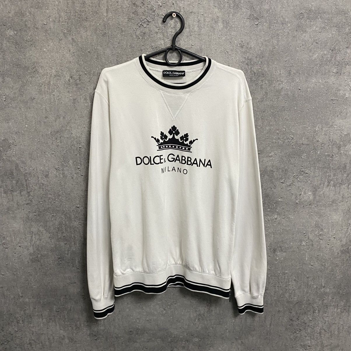 Dolce & Gabbana Rare Dolce & Gabbana D&G sweatshirt big logo Milano Size US M / EU 48-50 / 2 - 1 Thumbnail