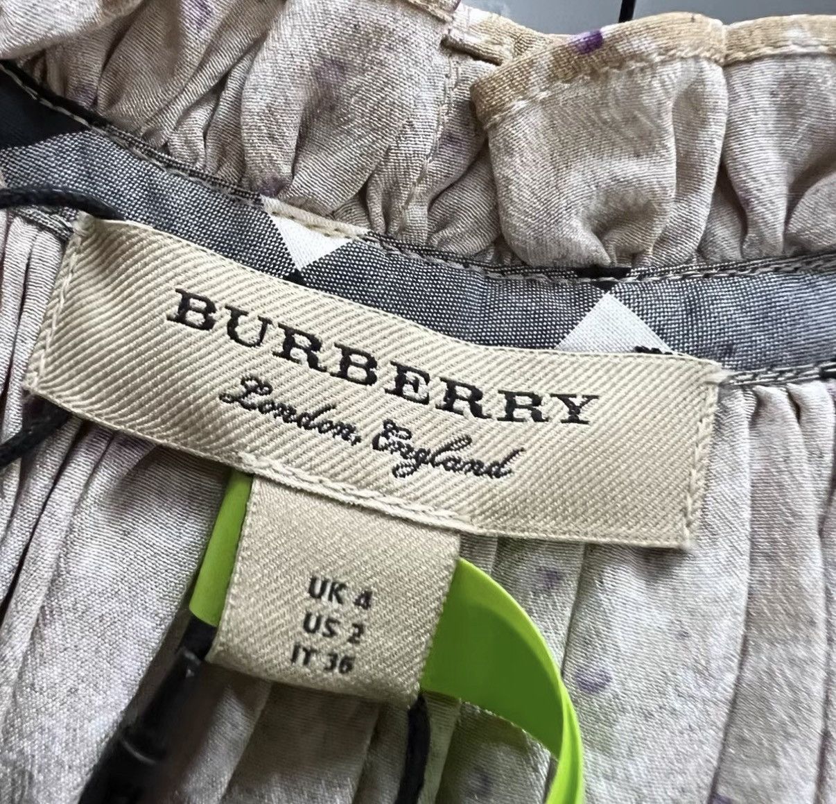Burberry Burberry Floral Sleeveless Dress J41 Size XS / US 0-2 / IT 36-38 - 3 Thumbnail
