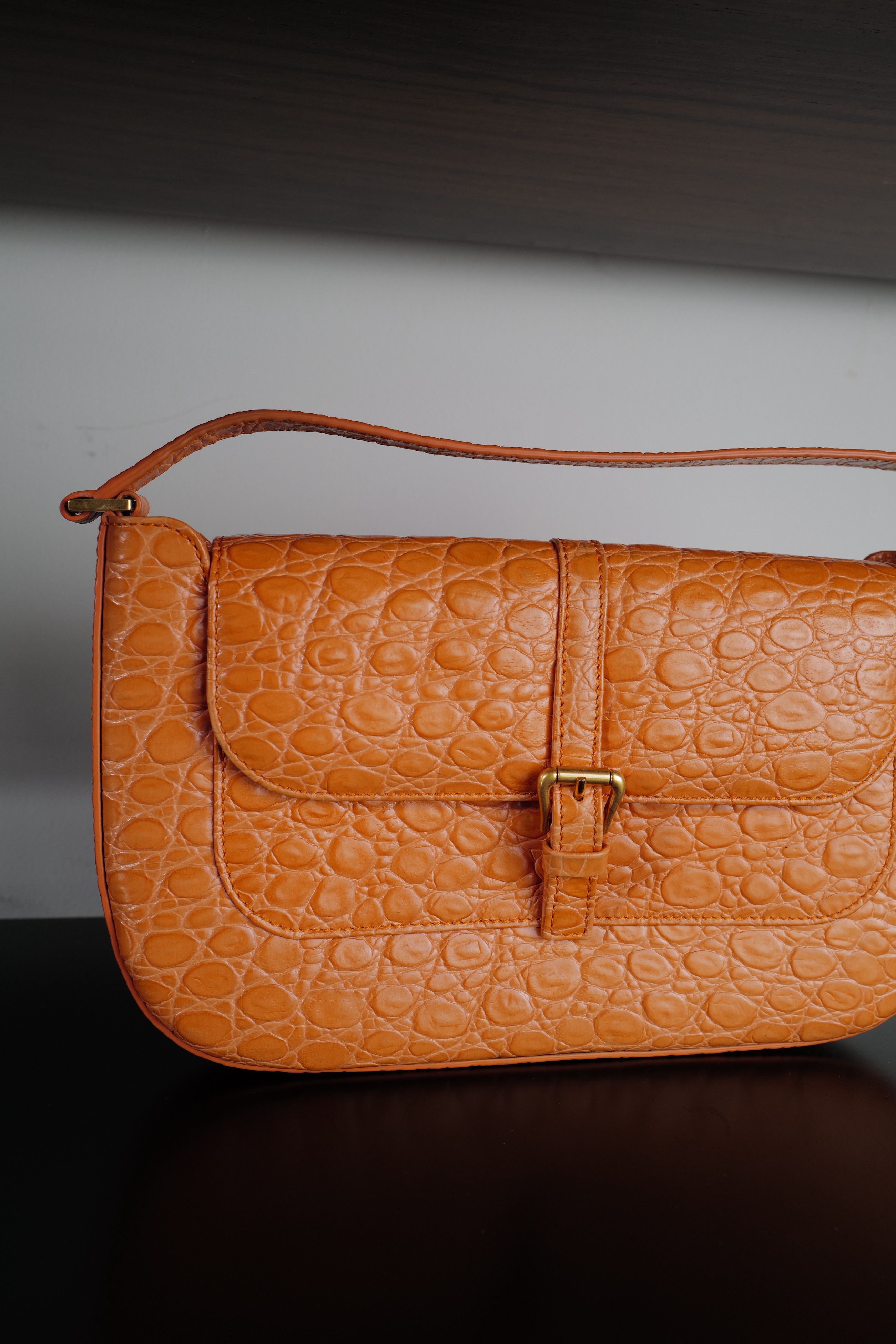 By Far BY FAR MIRANDA PAPAYA CROCO Size ONE SIZE - 4 Thumbnail