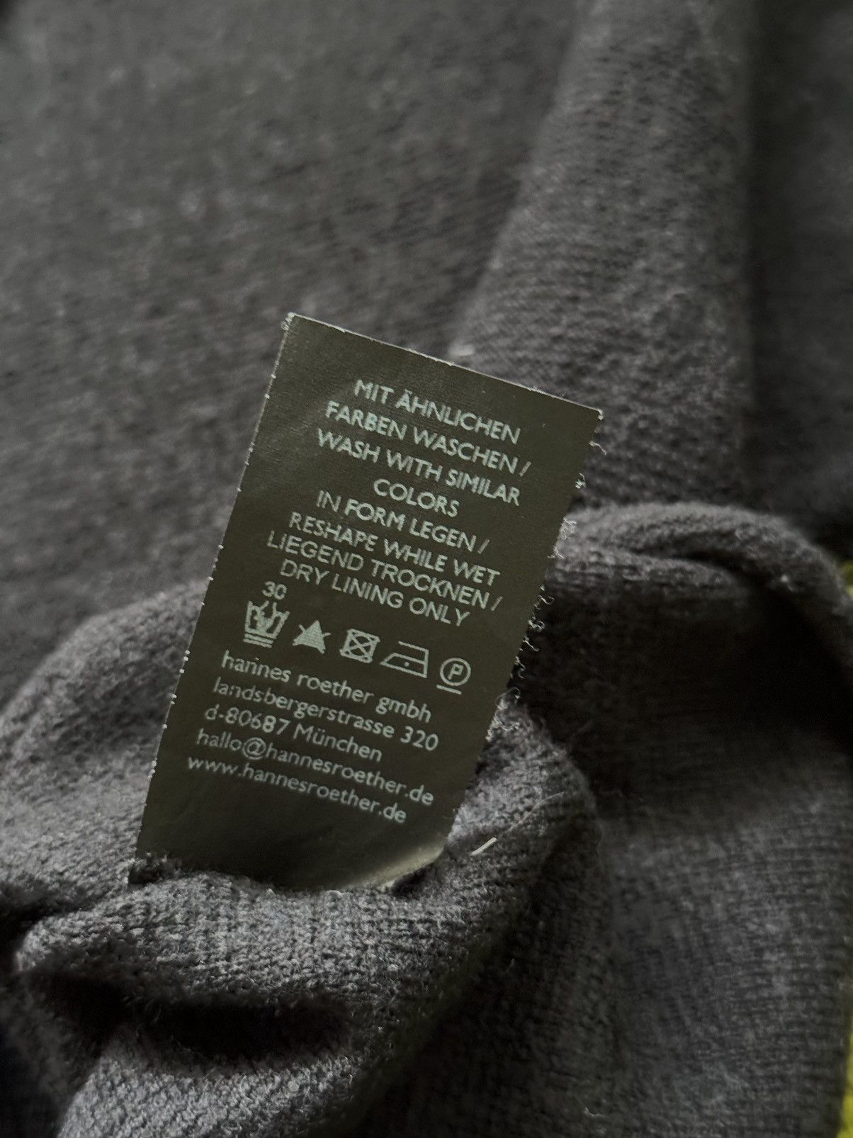 Designer × hannes roether Hannes Roether avant garde 100% merino wool sweater Size M / US 6-8 / IT 42-44 - 6 Thumbnail