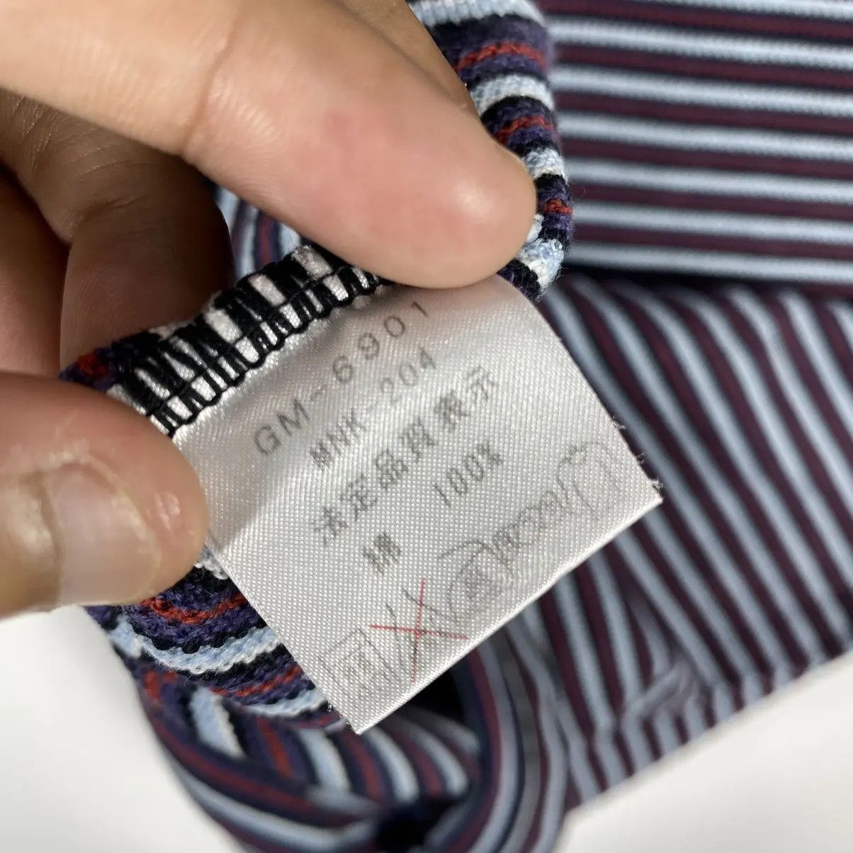 Hang Ten × Vintage VINTAGE HANG TEN SMALL EMBROIDERY LOGO STRIPED TEE Size US S / EU 44-46 / 1 - 8 Thumbnail