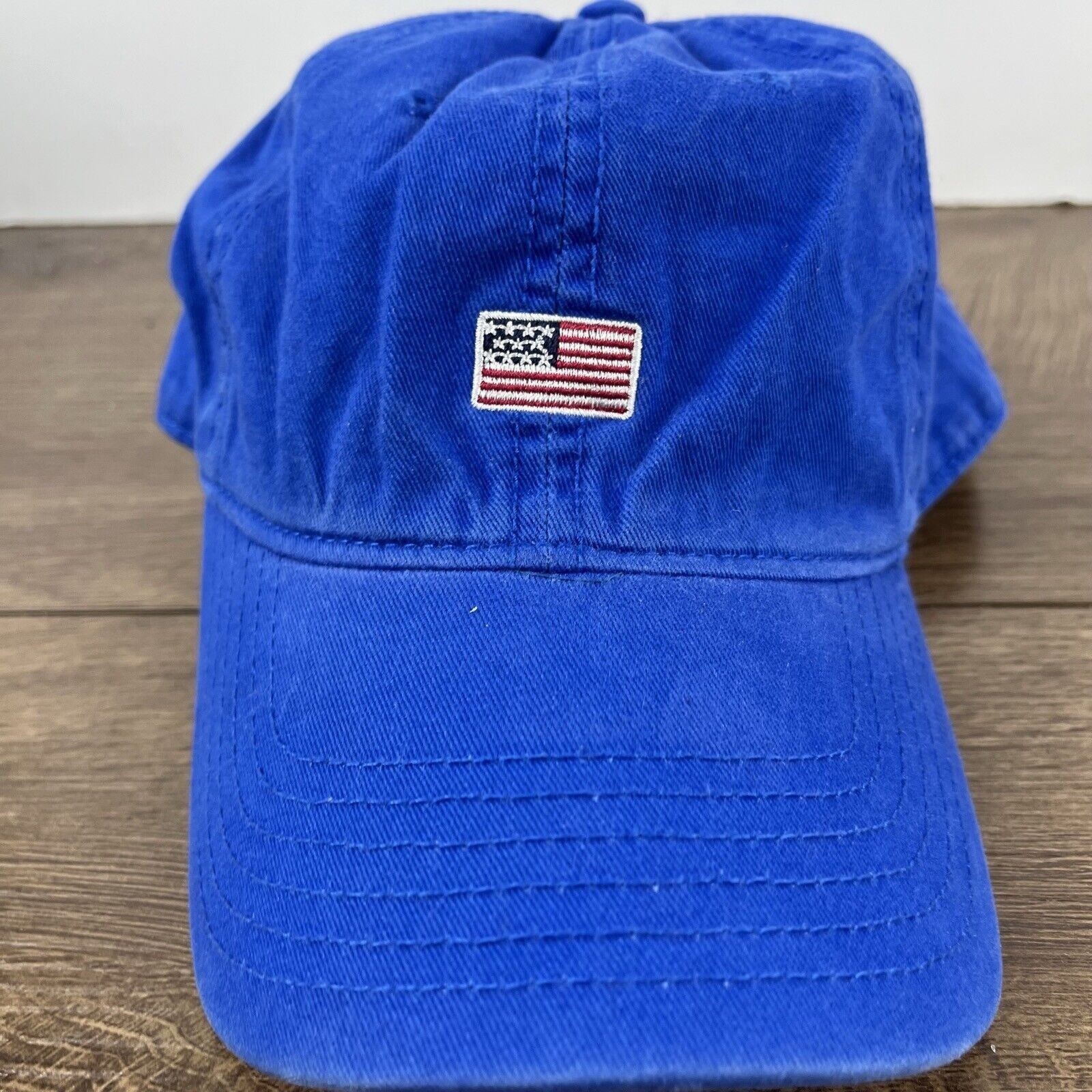 Other American Flag Hat USA Patch Flag Hat Blue Adjustable Hat Blu Size ONE SIZE - 6 Thumbnail