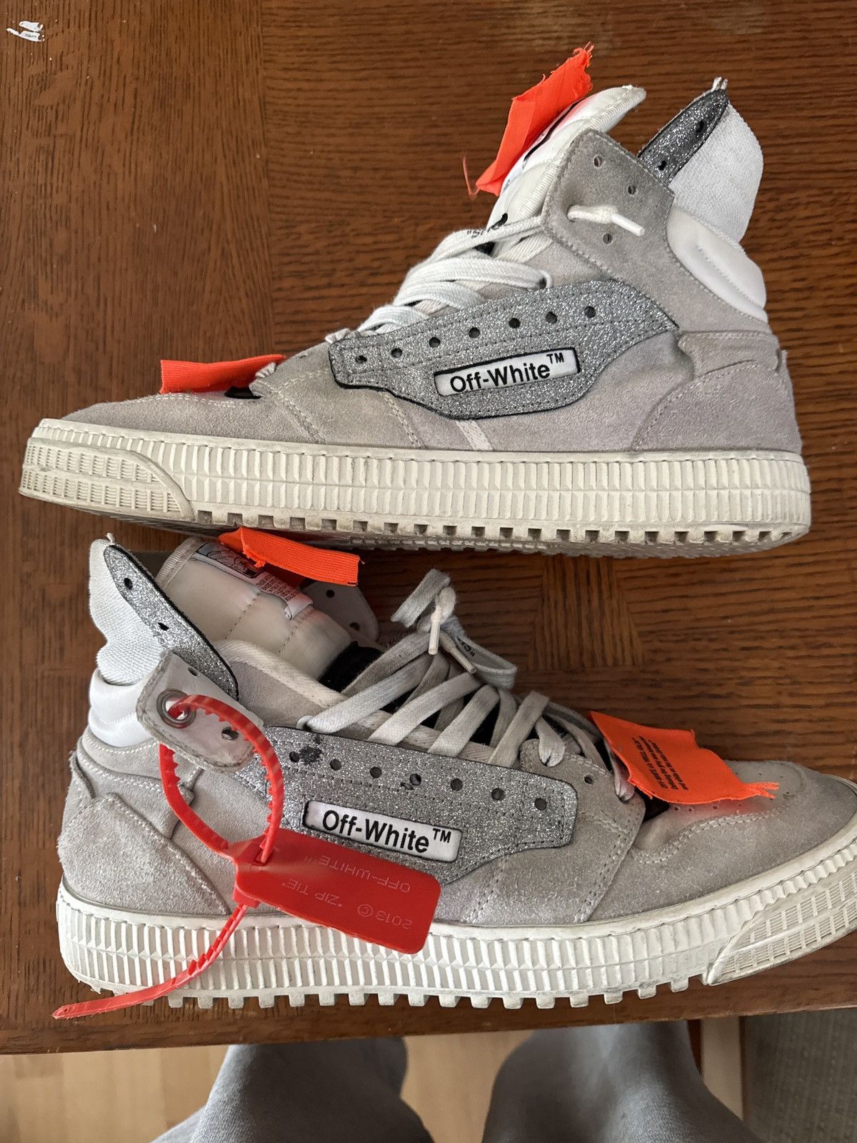 Off-White OFF WHITE Off-Court 3.0 Glitter High Top Sneaker Size US 9 / EU 42 - 1 Thumbnail