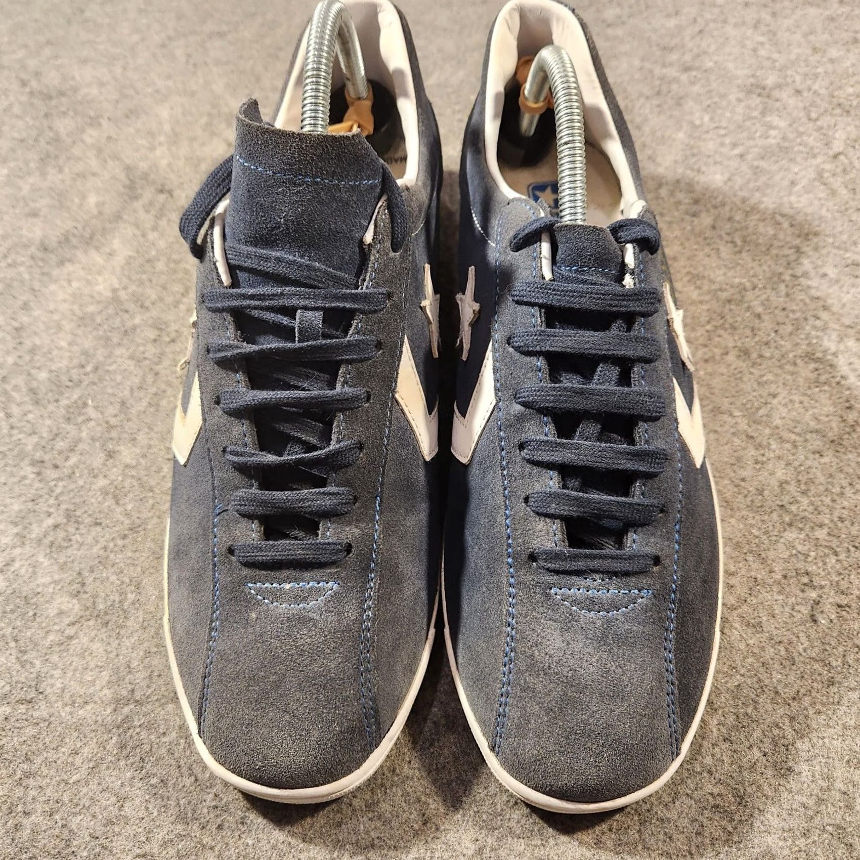 Converse Converse All Star Training Shoes Mens Size 10 Blue Suede Low Top Unisex Casual Size US M / EU 48-50 / 2 - 3 Thumbnail