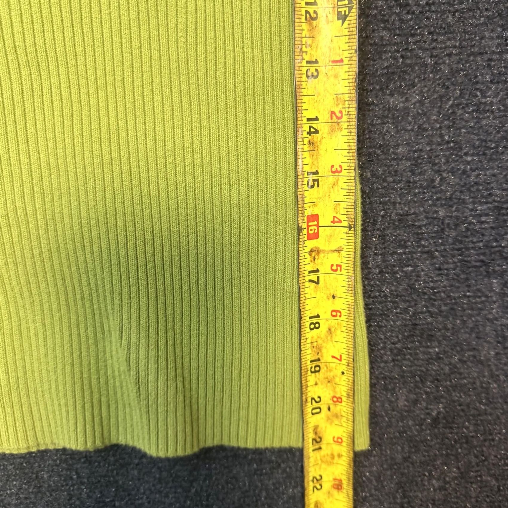 Gap VINTAGE Gap Slim XS Green Turtleneck Pullover Knit Sweater Womens Size XS / US 0-2 / IT 36-38 - 7 Thumbnail