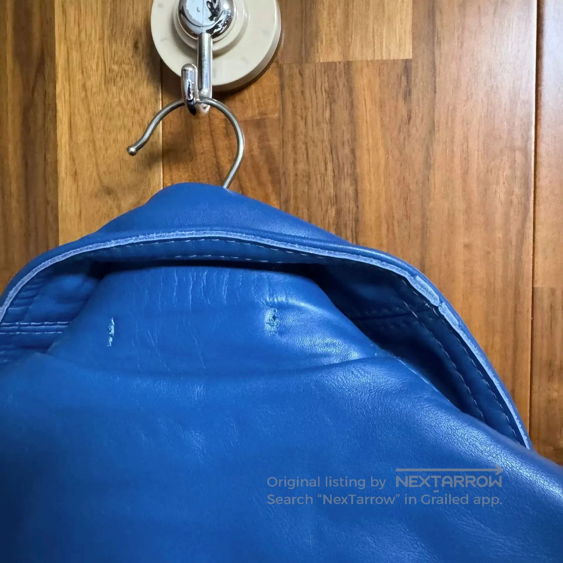 Lewis Leathers Lewis Leathers 391T Blue Leather Jacket. Size US M / EU 48-50 / 2 - 7 Thumbnail