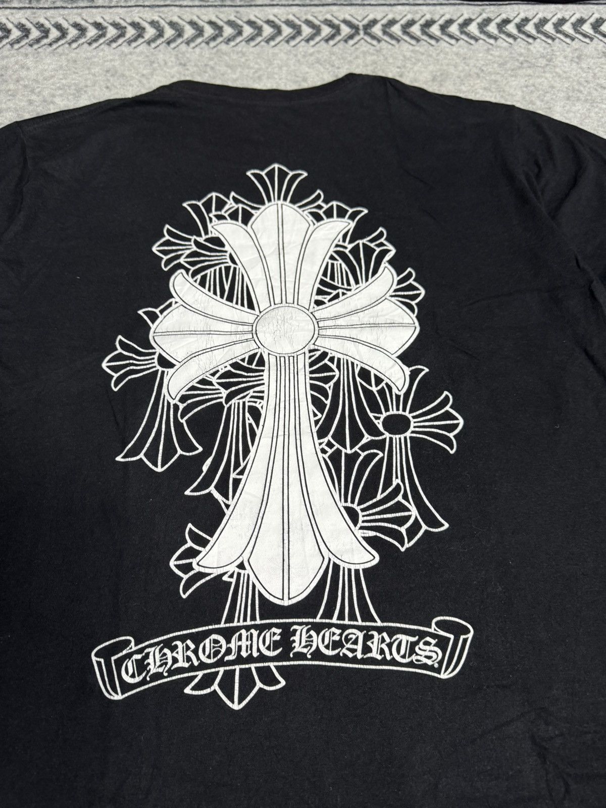 Chrome Hearts Chrome Hearts - Cemetery Graveyard Cross Tee Size US M / EU 48-50 / 2 - 5 Thumbnail