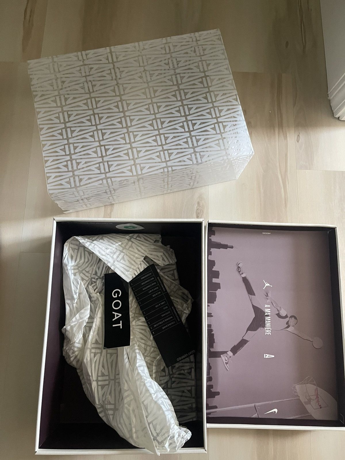 Jordan Brand Men’s A Ma Maniére x Air Jordan 1 High OG “Airness” Sz 10.5 Size US 10.5 / EU 43-44 - 9 Thumbnail