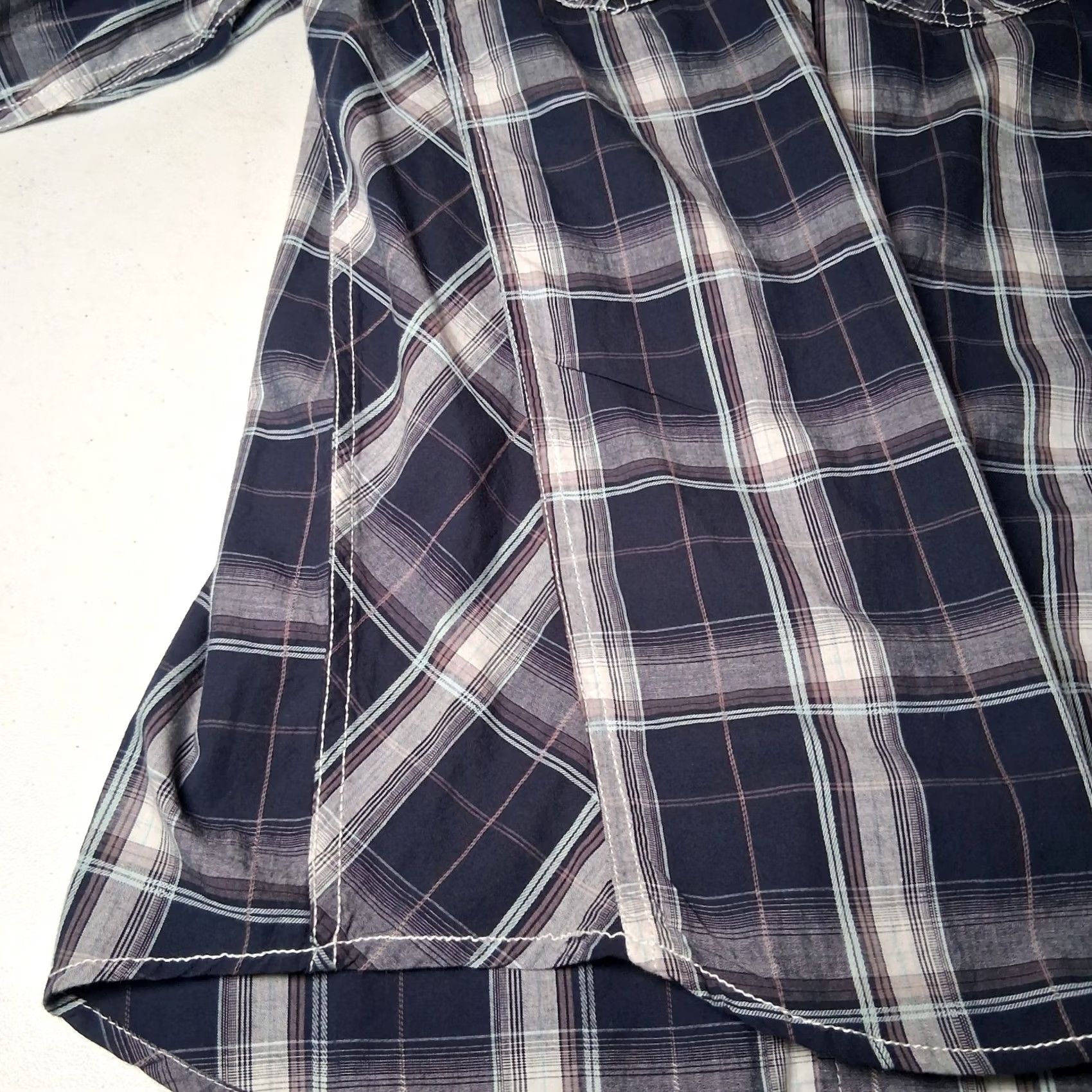 Vintage VINTAGE Red Snap Clothing Company Western Shirt Pair Men Medium Plaid Red Blue Ranch NEW Size US M / EU 48-50 / 2 - 5 Thumbnail
