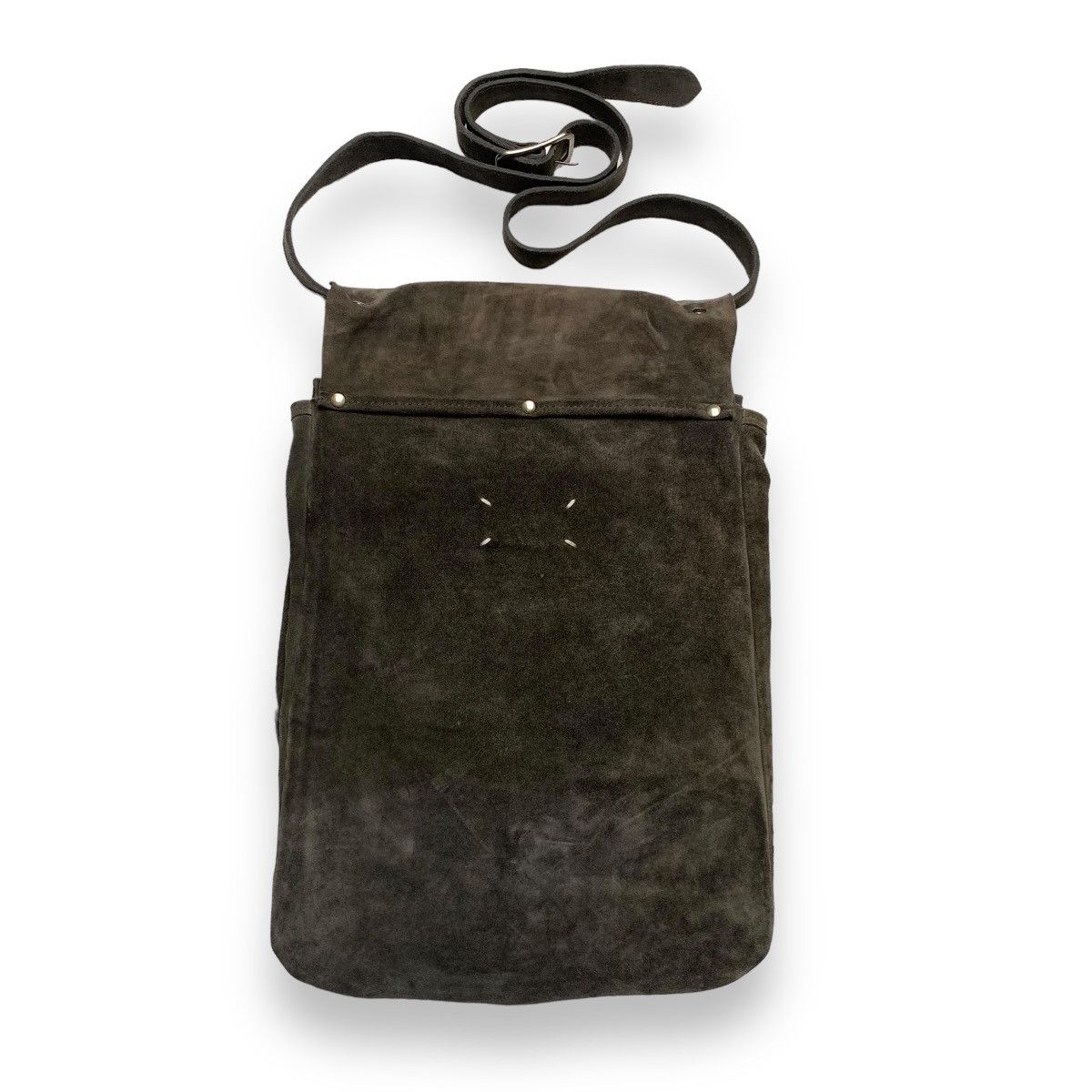 Maison Margiela Brown Suede Archive Bag Men's Maison Margiela Bags