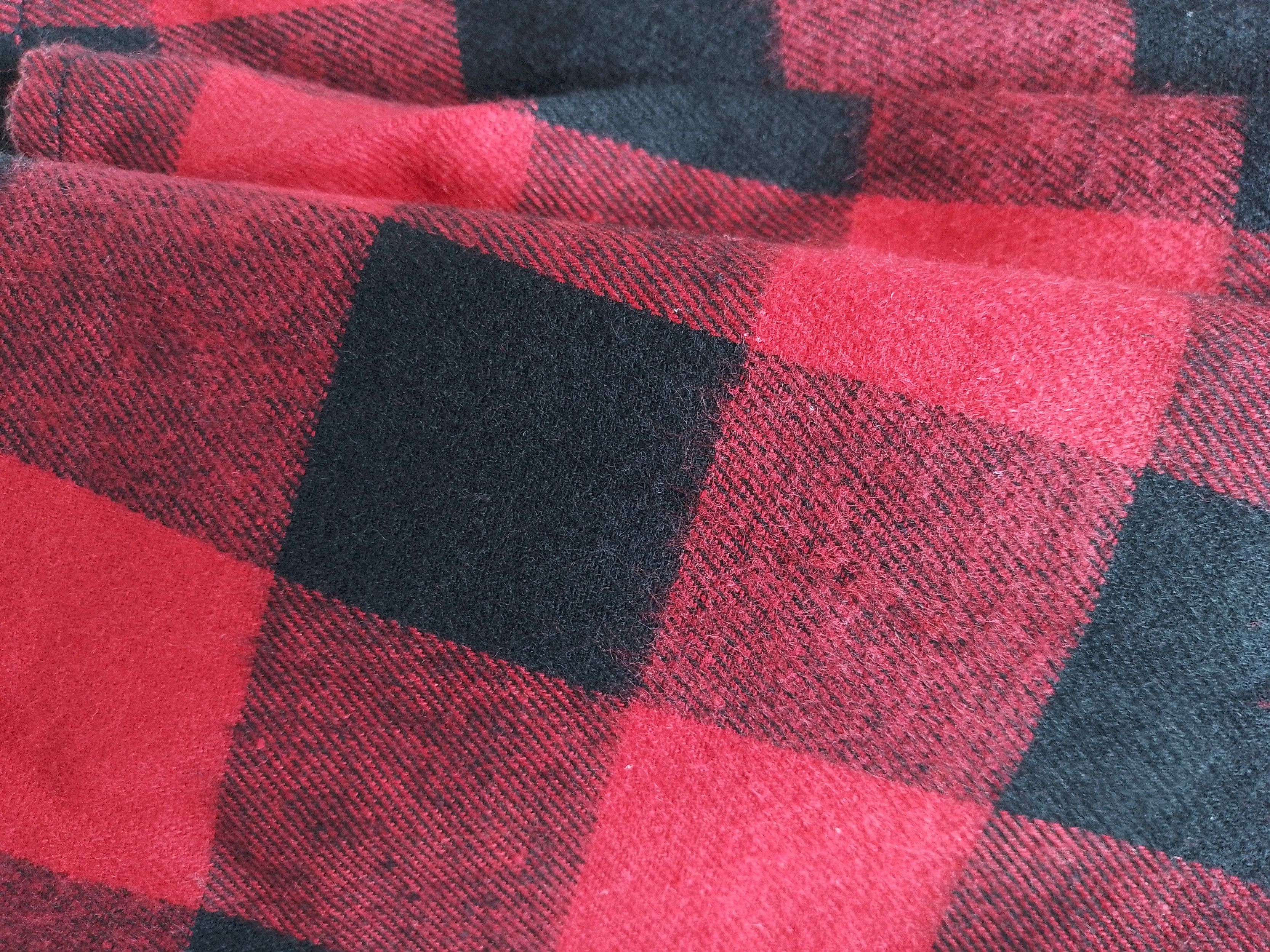 Other Flannel Vintage Plaid Circle Skirt - Knee Length Checked Size 34" / US 12 / IT 48 - 6 Thumbnail