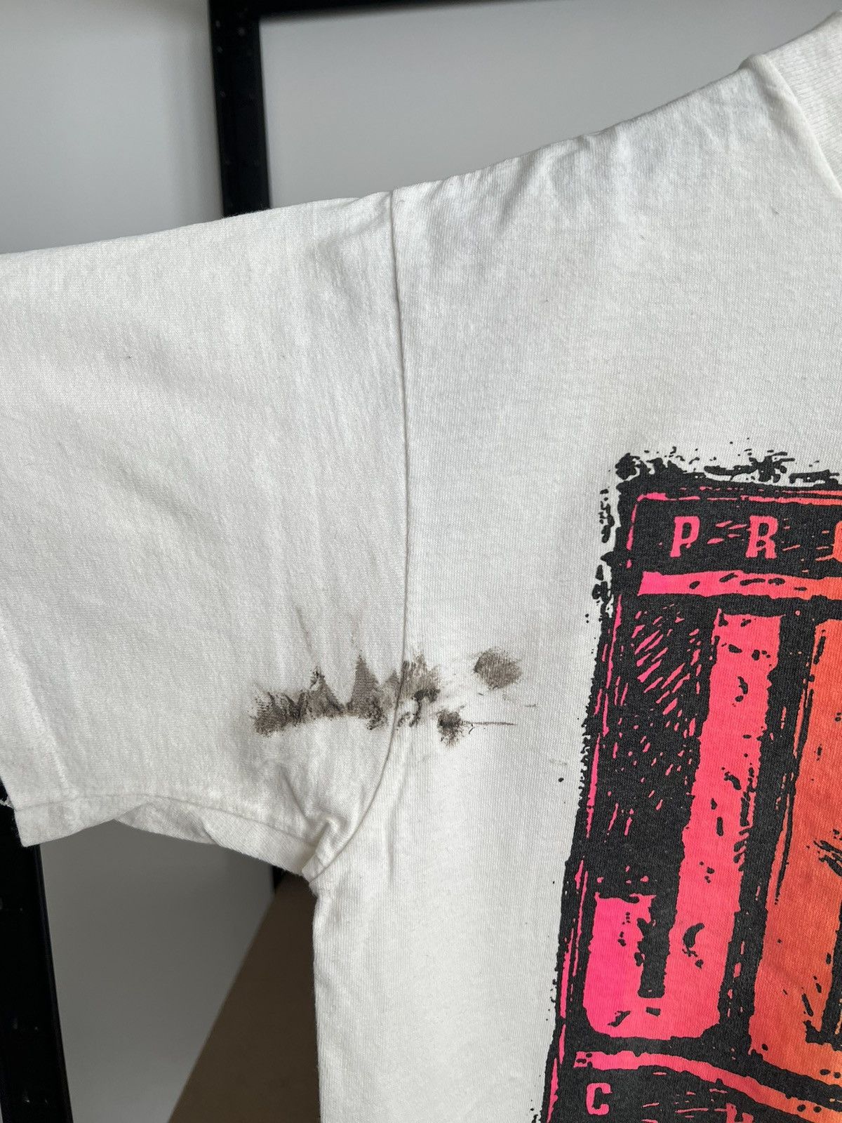Vintage Vintage 90s Property of Jesus Christ White T-shirt Size US L / EU 52-54 / 3 - 9 Thumbnail