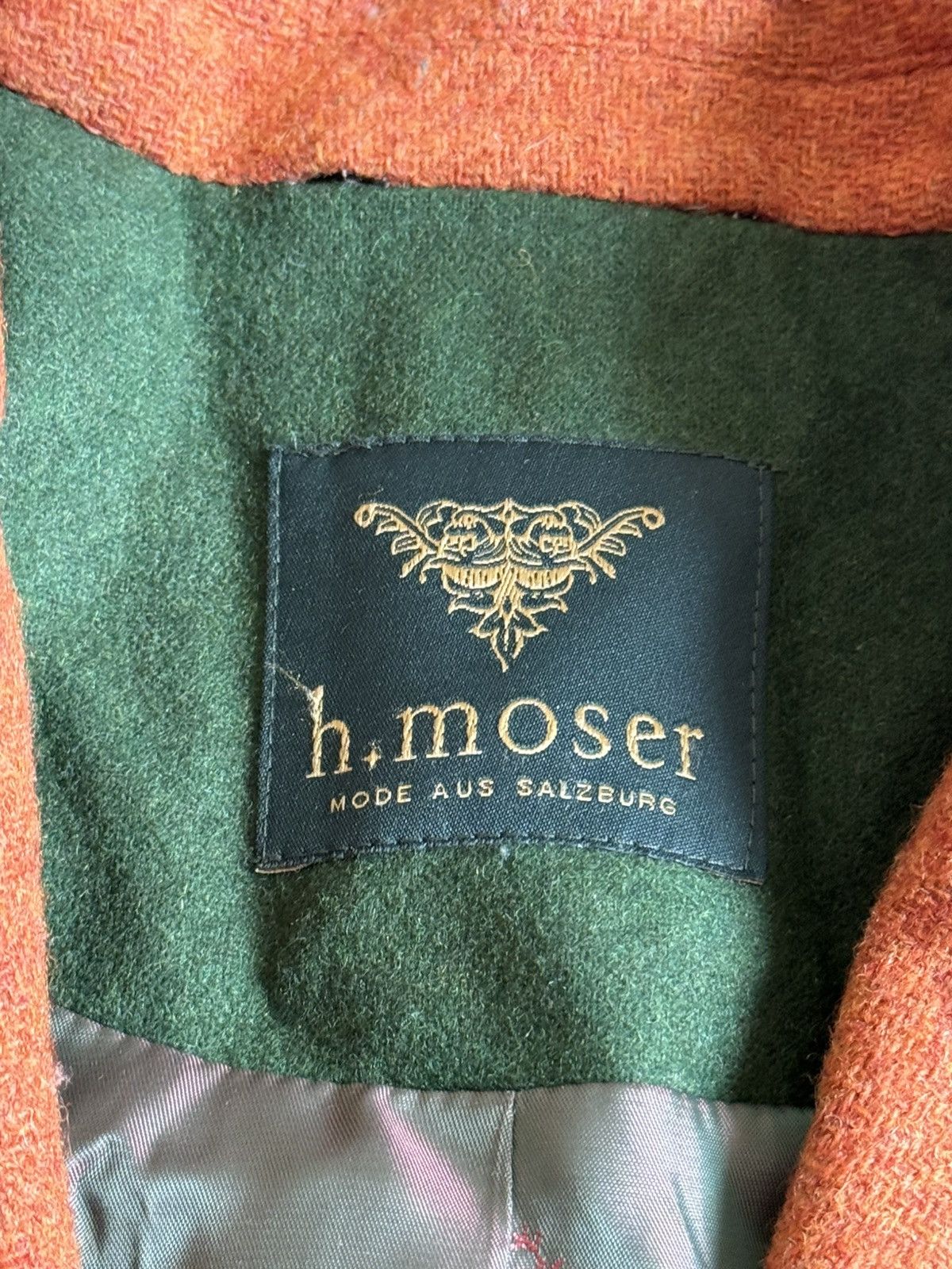 Designer H.moser salzburg 40size wool button up blazer jacket luxury Size S / US 4 / IT 40 - 5 Thumbnail