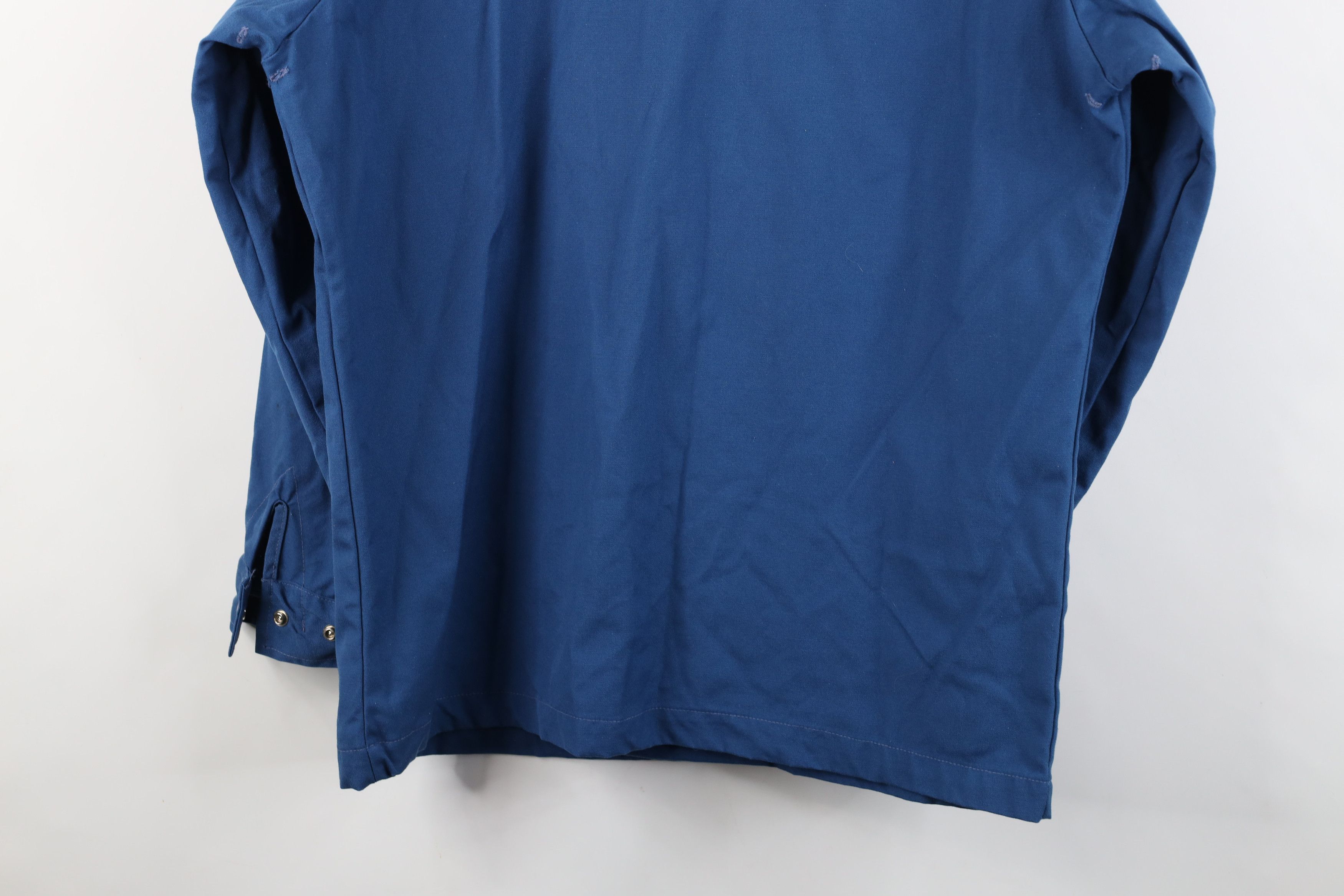 Vintage Vintage 70s Workwear Mechanic Button Shirt Jacket Blue USA Size US M / EU 48-50 / 2 - 13 Thumbnail