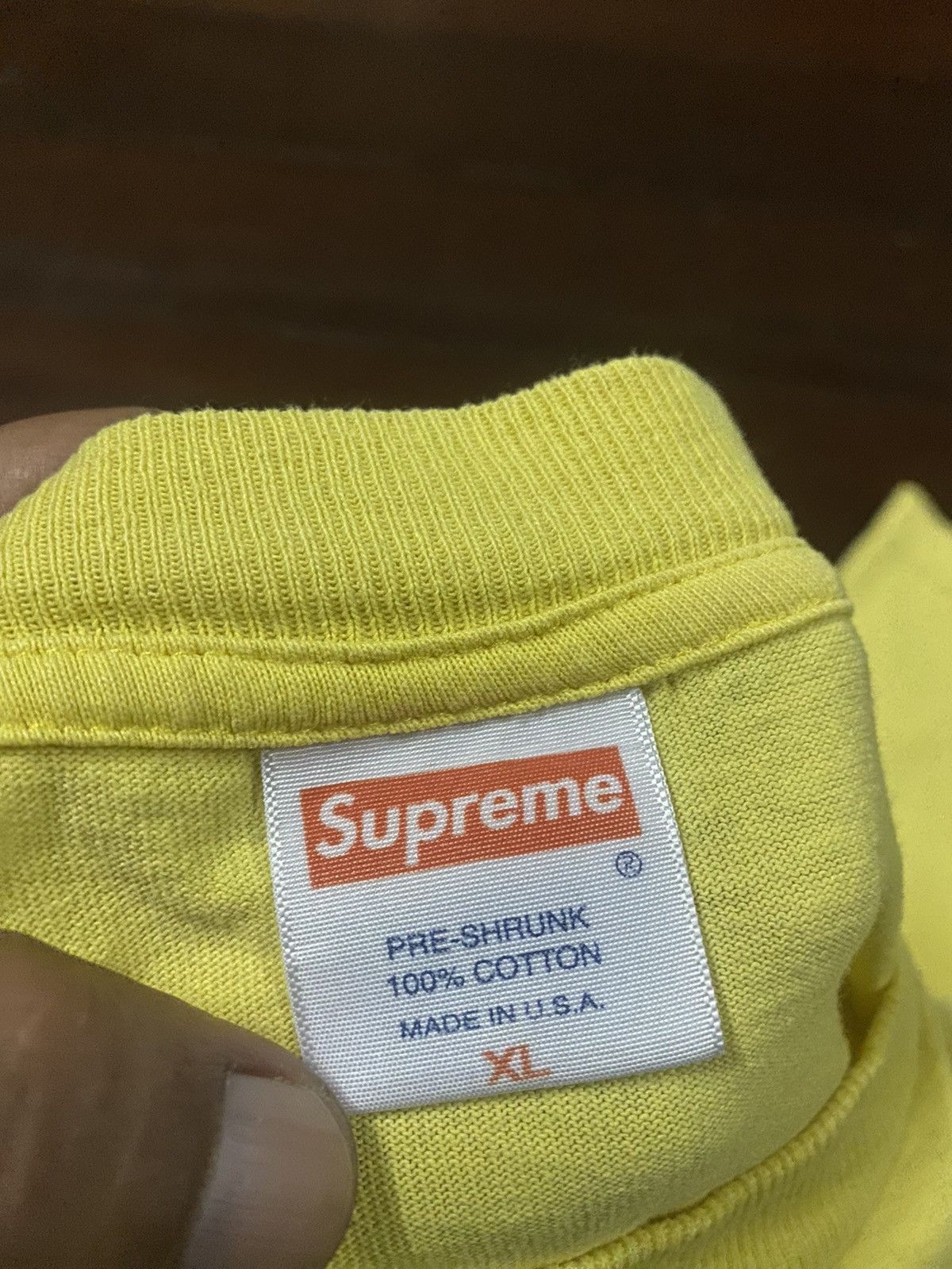 Band Tees Vintage Y2K Supreme X Bad Brains baggy yellow Tee Size US XL / EU 56 / 4 - 11 Thumbnail