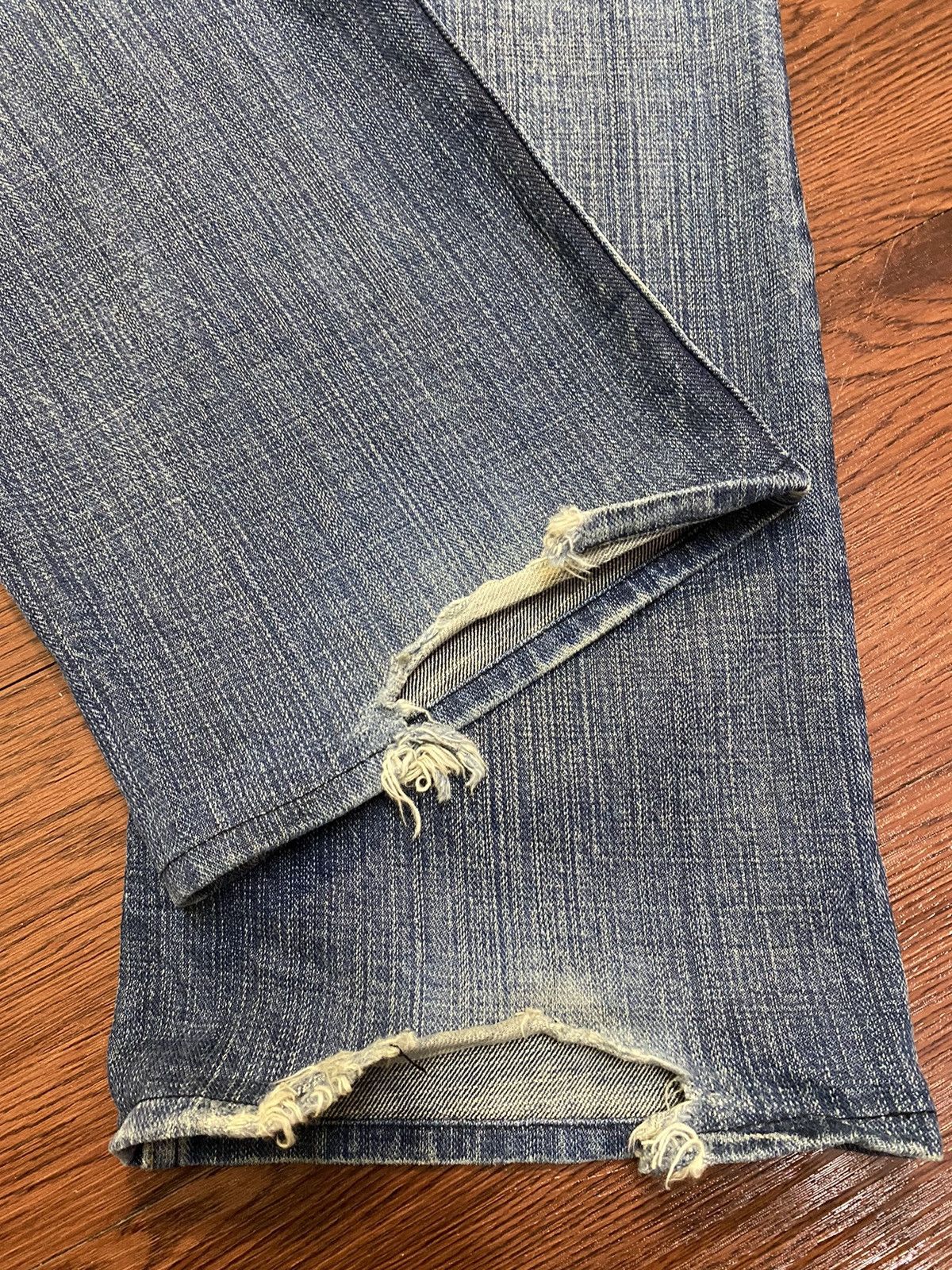 Japanese Brand D158 Roar Japan Hanamaka CROSSGUN Little Bootcut Jeans Size US 34 / EU 50 - 13 Thumbnail