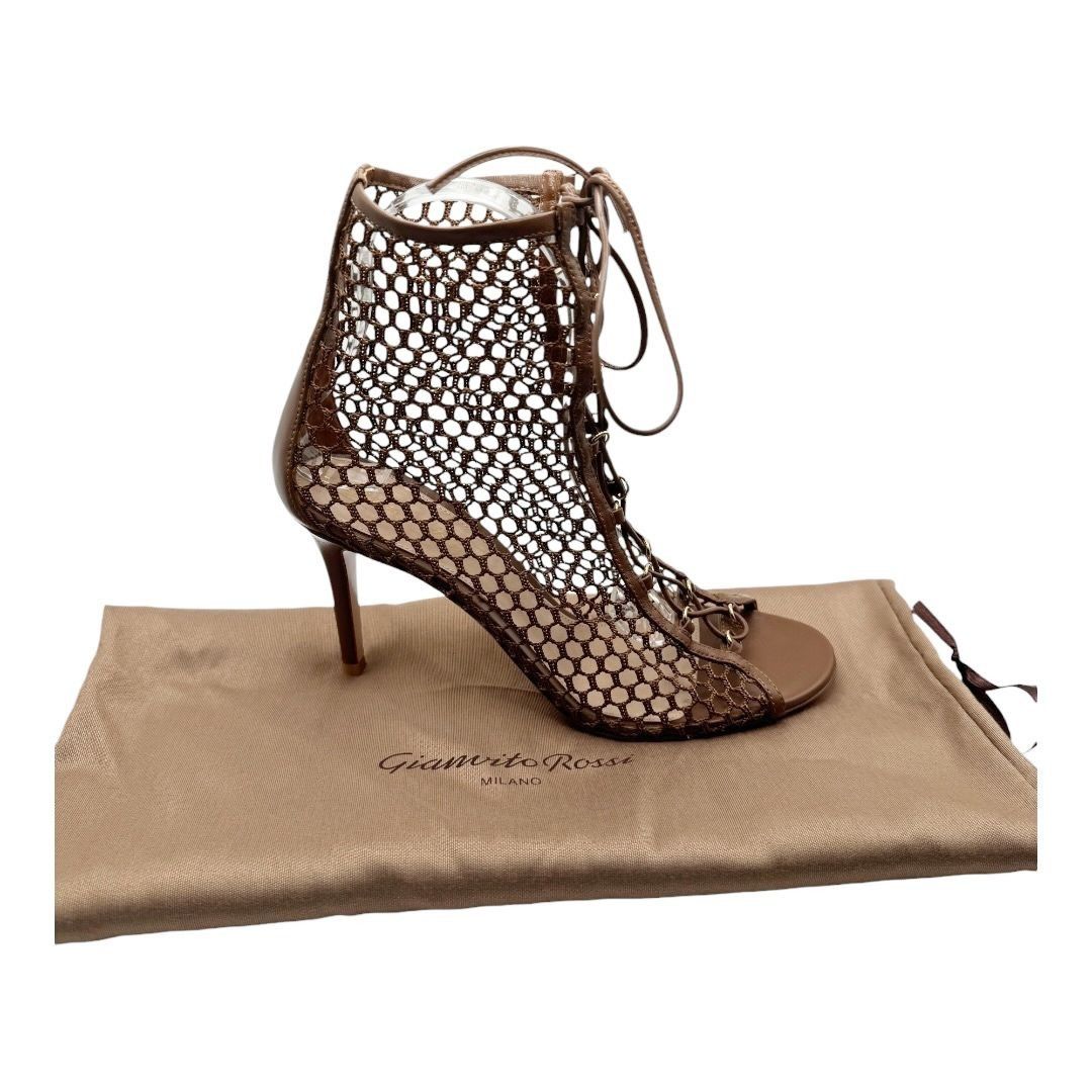 Gianvito Rossi Gianvito Rossi Cage Mesh Booties Size US 8.5 / IT 38.5 - 5 Thumbnail