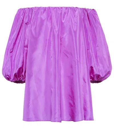 Valentino o1y0326 Blouse in Purple Size M / US 6-8 / IT 42-44 - 1 Thumbnail