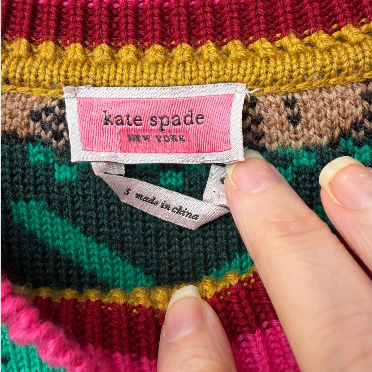 Kate Spade Kate Spade Multicolor Wool Mohair Floral Heart Sweater - S Size S / US 4 / IT 40 - 11 Thumbnail