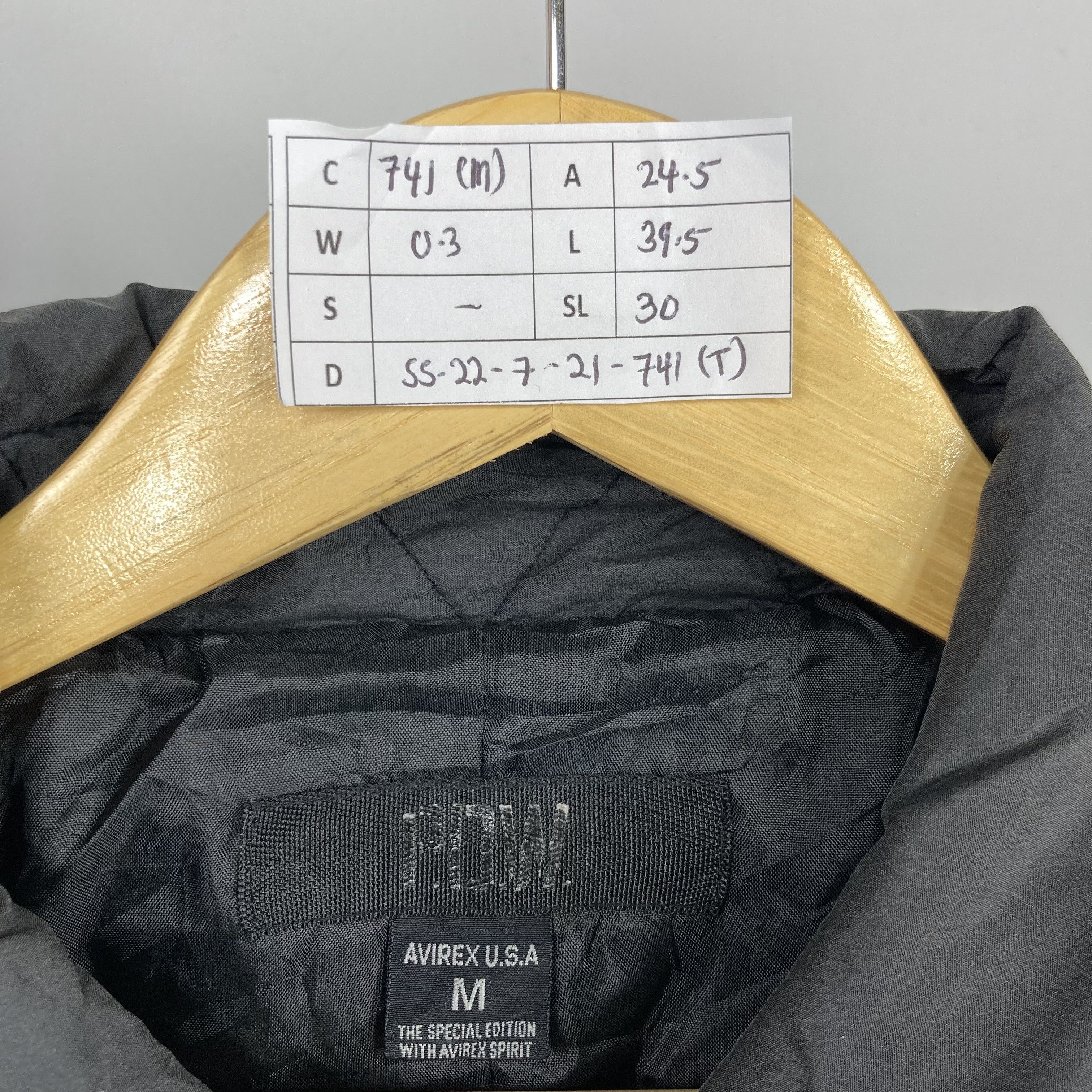Avirex Vintage AVIREX USA Black Trench Coat Parka Jacket Size US M / EU 48-50 / 2 - 5 Thumbnail