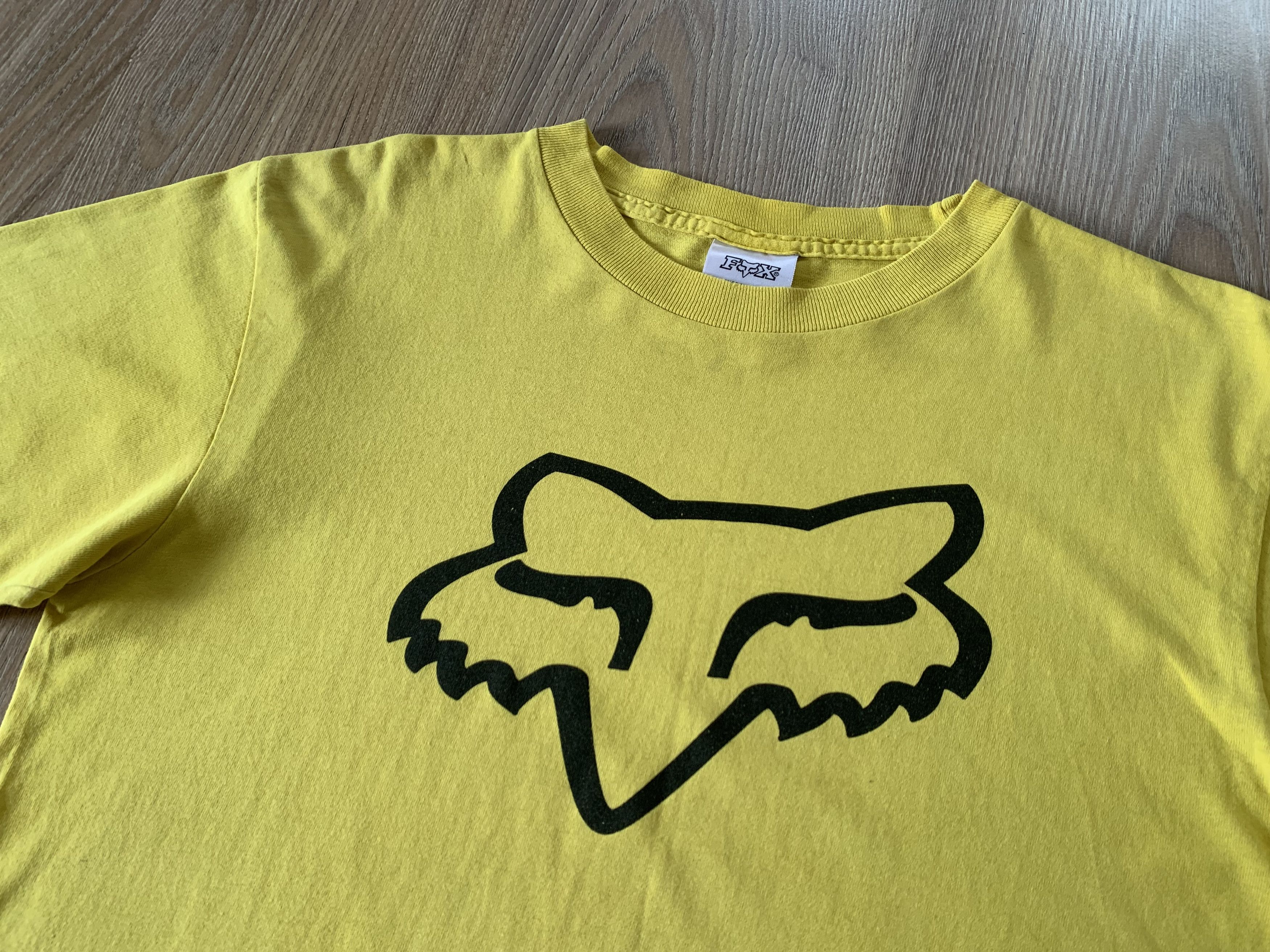 Fox Racing Vintage Fox Racing Yellow Cotton Print T Shirt Size US M / EU 48-50 / 2 - 4 Thumbnail
