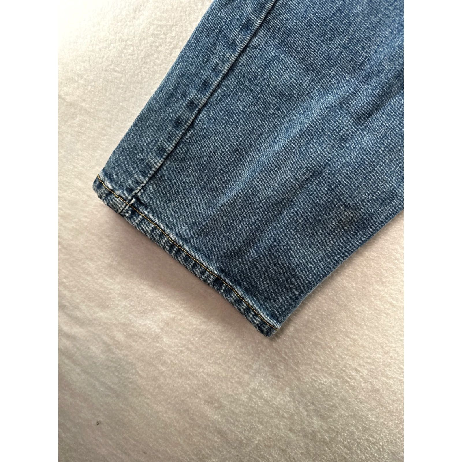 Levi's Levi's 505 Jeans Mens 40x30 Blue Medium Wash Cotton Regular Straight Style Jeans Size US 40 / EU 56 - 5 Thumbnail