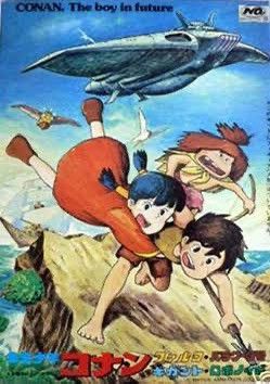 Anime Vintage "Future Conan Boy" Handkerchief Size ONE SIZE - 10 Thumbnail