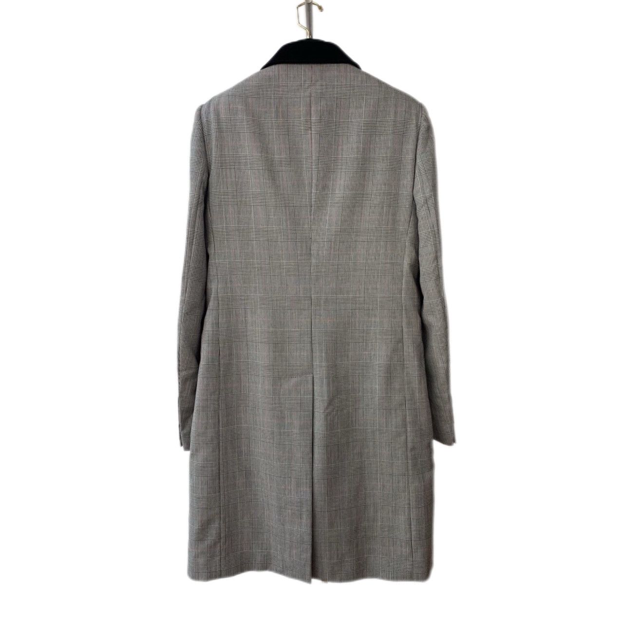 Alexander McQueen Alexander McQueen Grey Plaid Wool Coat (50 L) Size L / US 10 / IT 46 - 8 Thumbnail